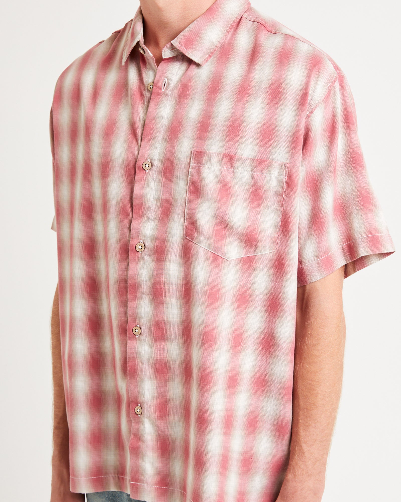 Dazed Ombre Check Short Sleeve Shirt - Image 5