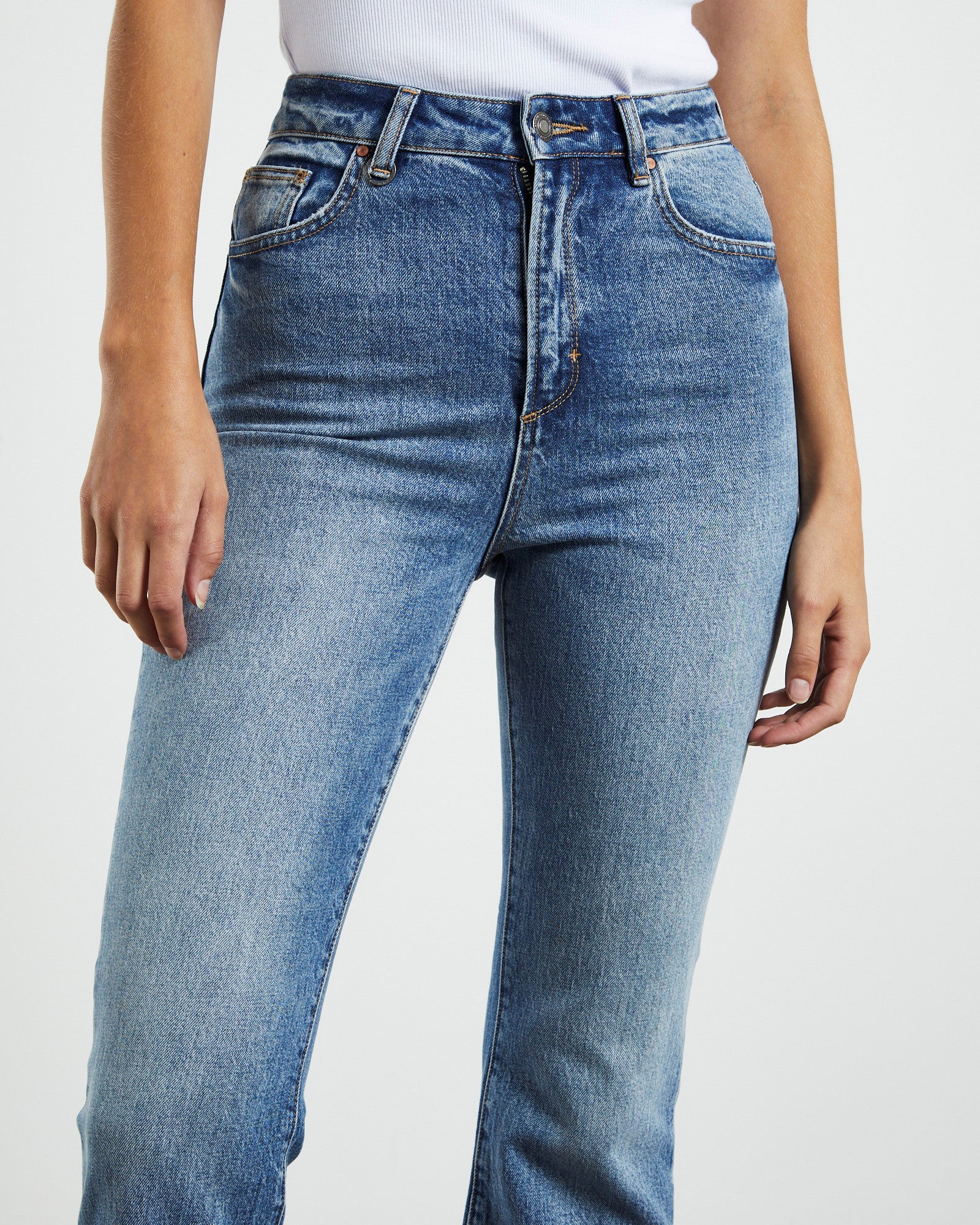 Debbie Bootcut Jeans Atmosphere Blue - Image 5