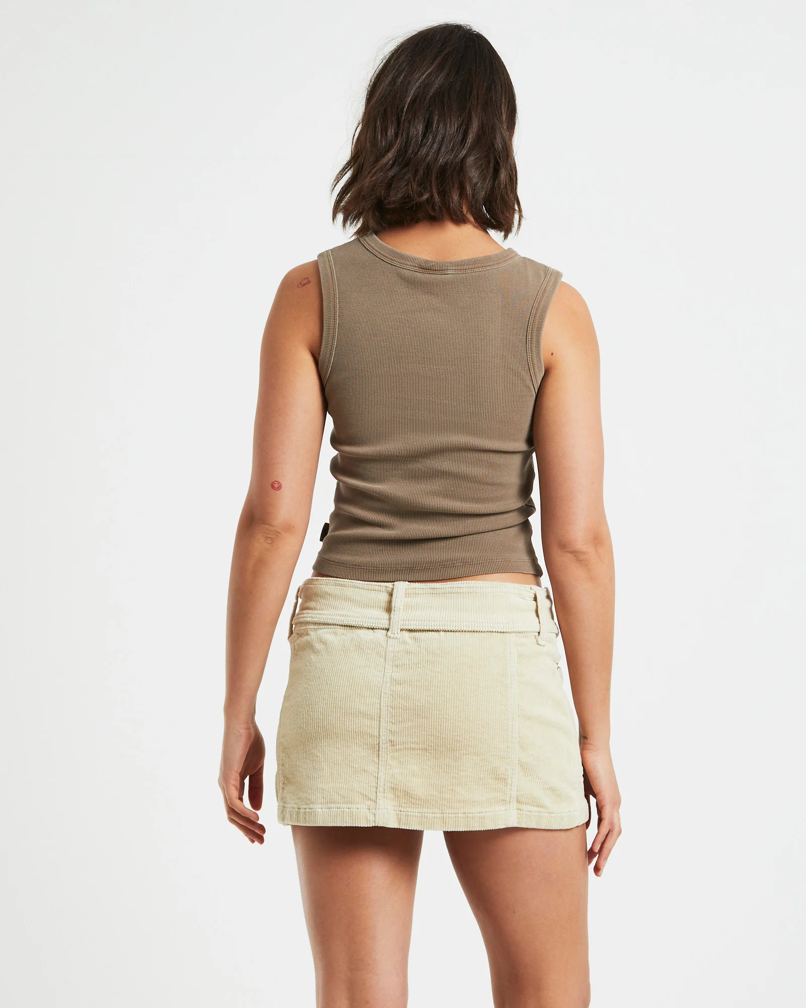 Decadance Diamate Tank Top in Chocolate Brown - Image 2