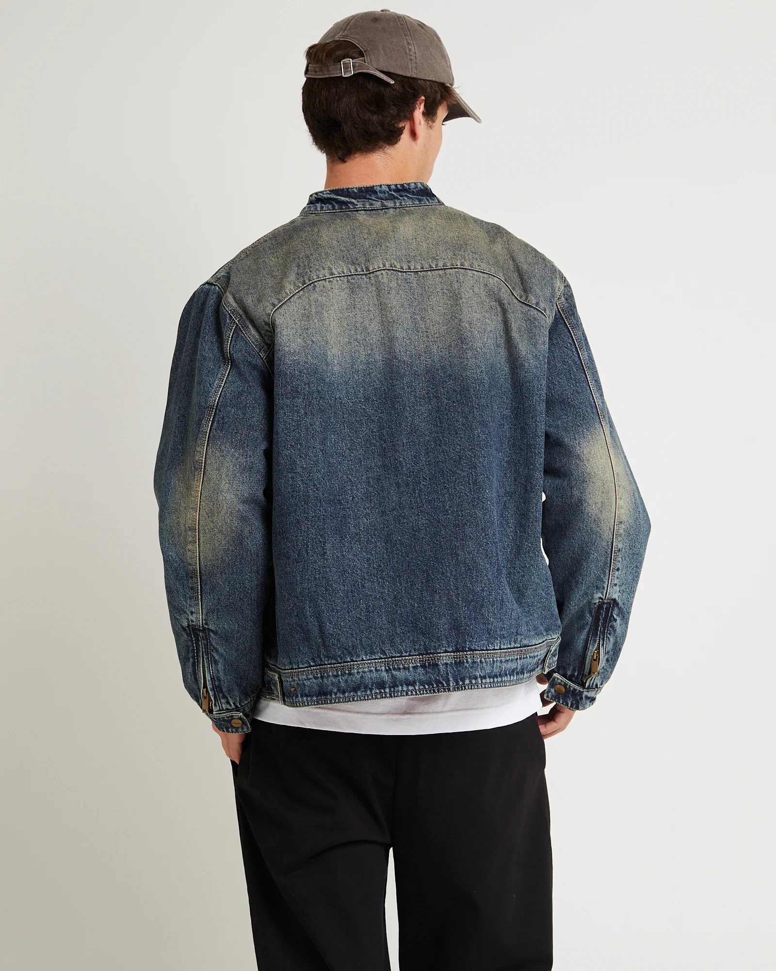 Denim Moto Jacket - Image 3