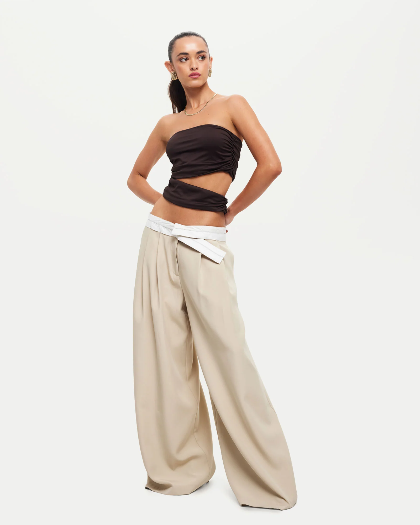 Desire Pants in Oyster