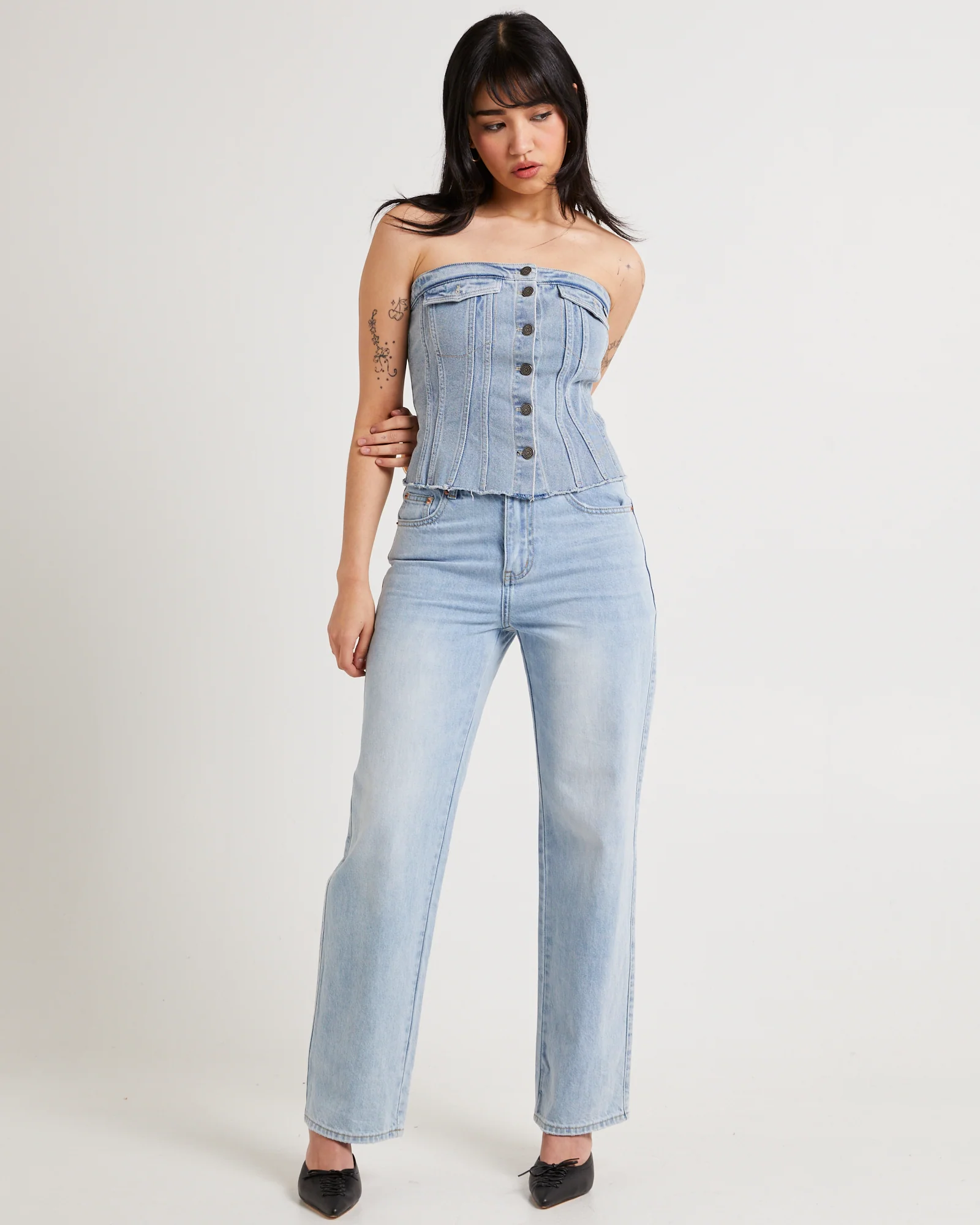 Desire Strapless Bustier Bae Fade - Image 3