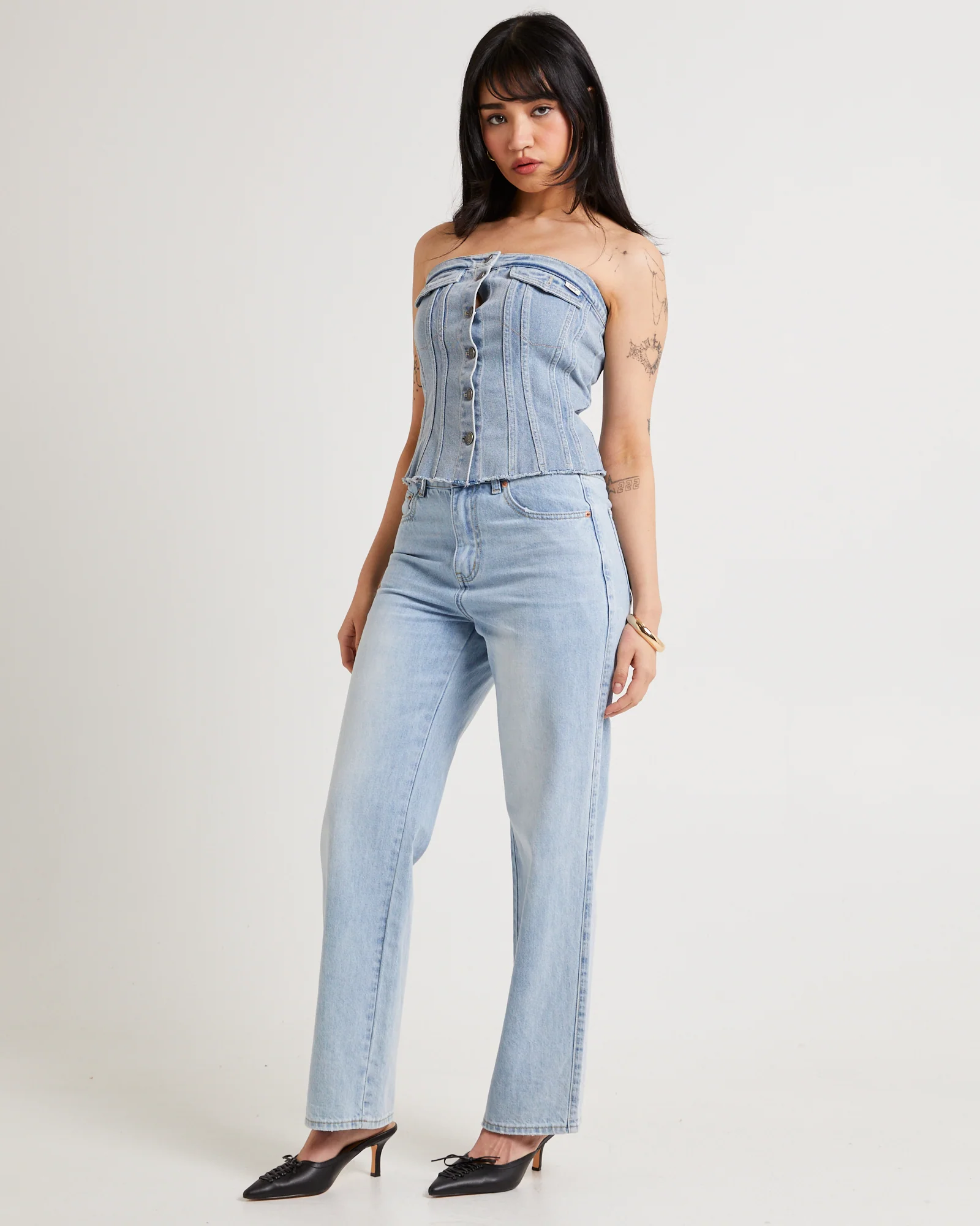 Desire Strapless Bustier Bae Fade - Image 4
