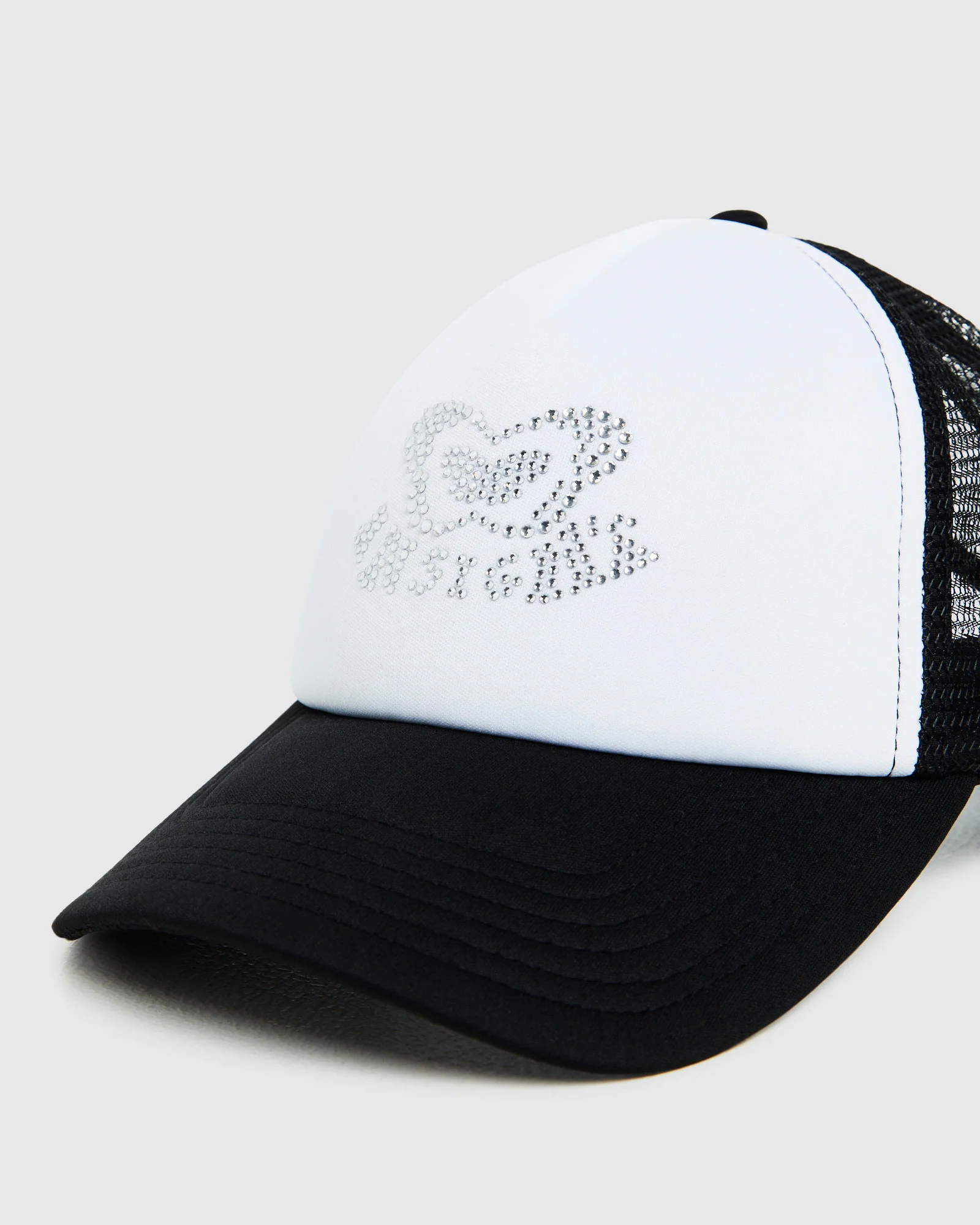Diamante Trucker Cap Black - Image 2