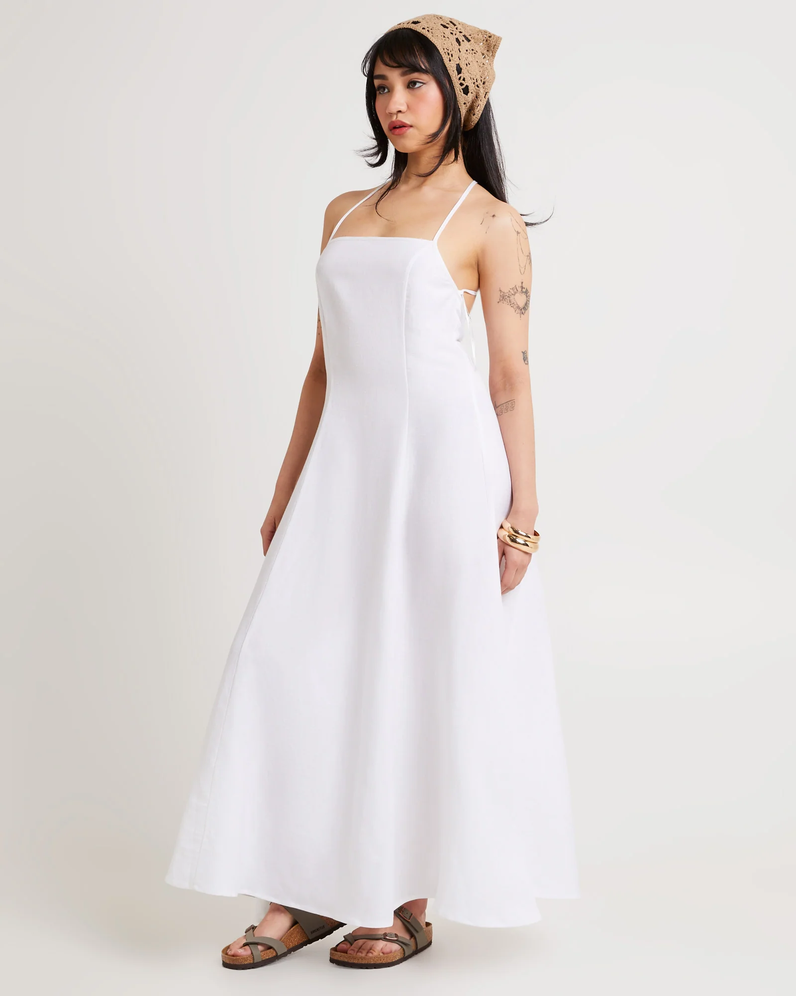 Dinali Linen Dress - Image 3