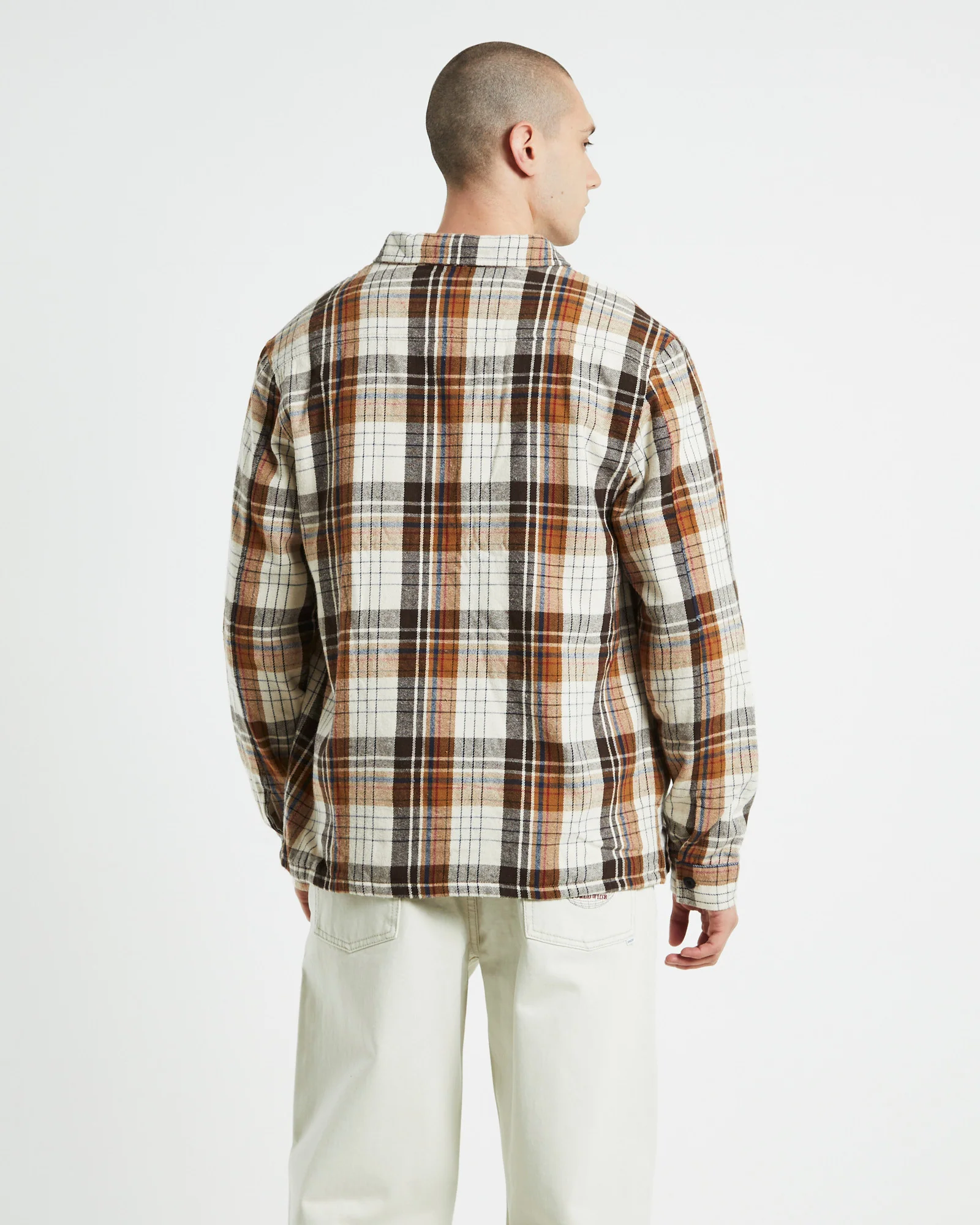 Dino Pigs Long Sleeve Overshirt Off White - Image 2