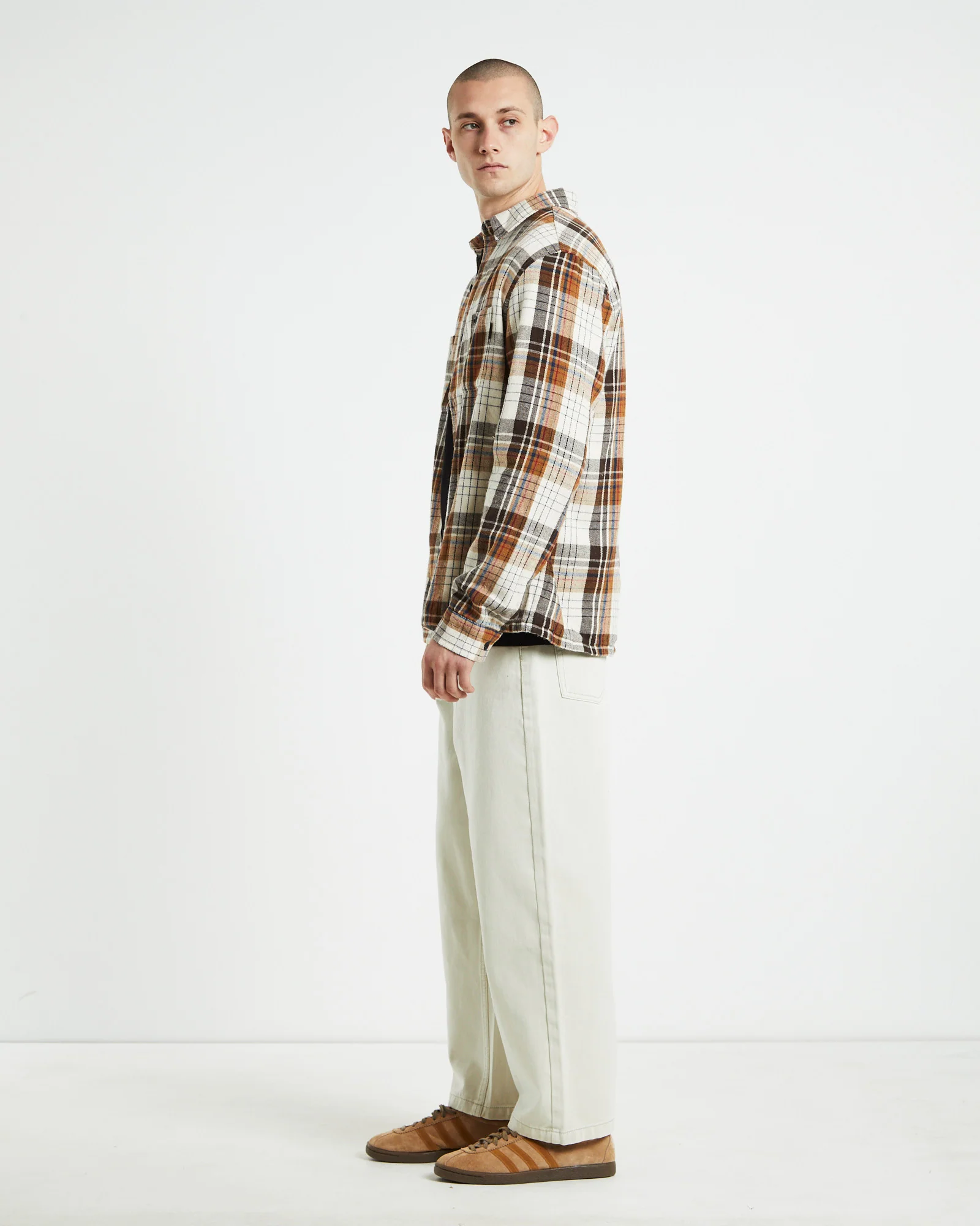 Dino Pigs Long Sleeve Overshirt Off White - Image 4