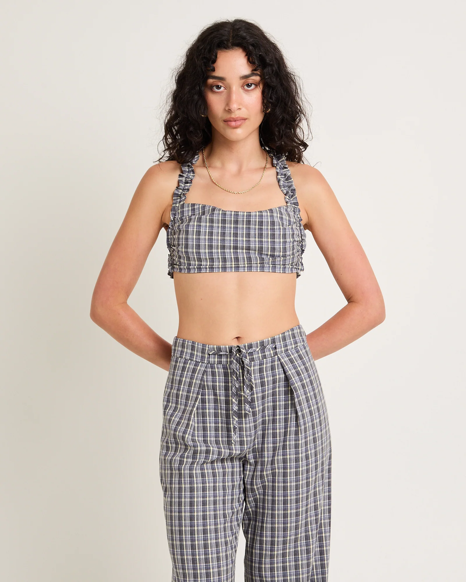 Dion Gathered Micro Top