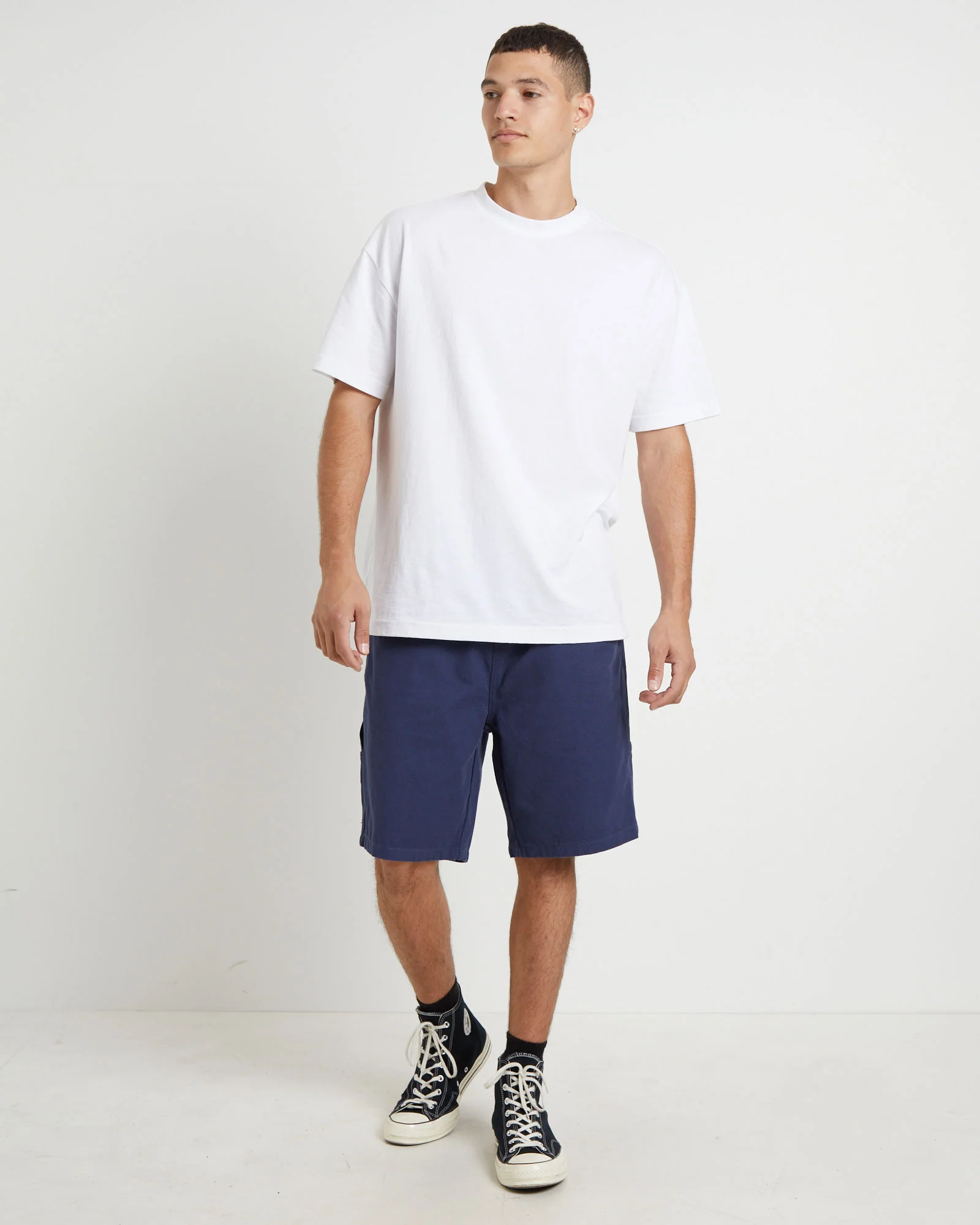 Distend Walkshorts in Cadet Navy - Image 3