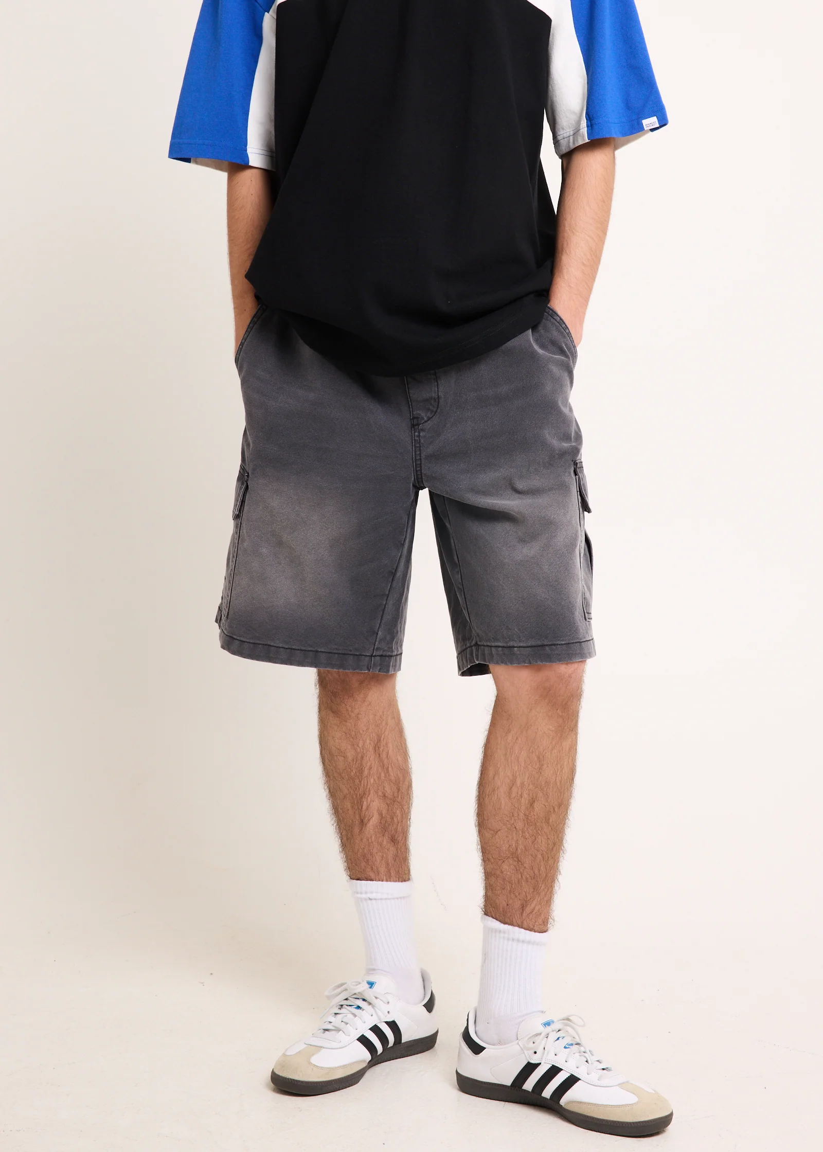 DNA Canvas Cargo Shorts - Image 3