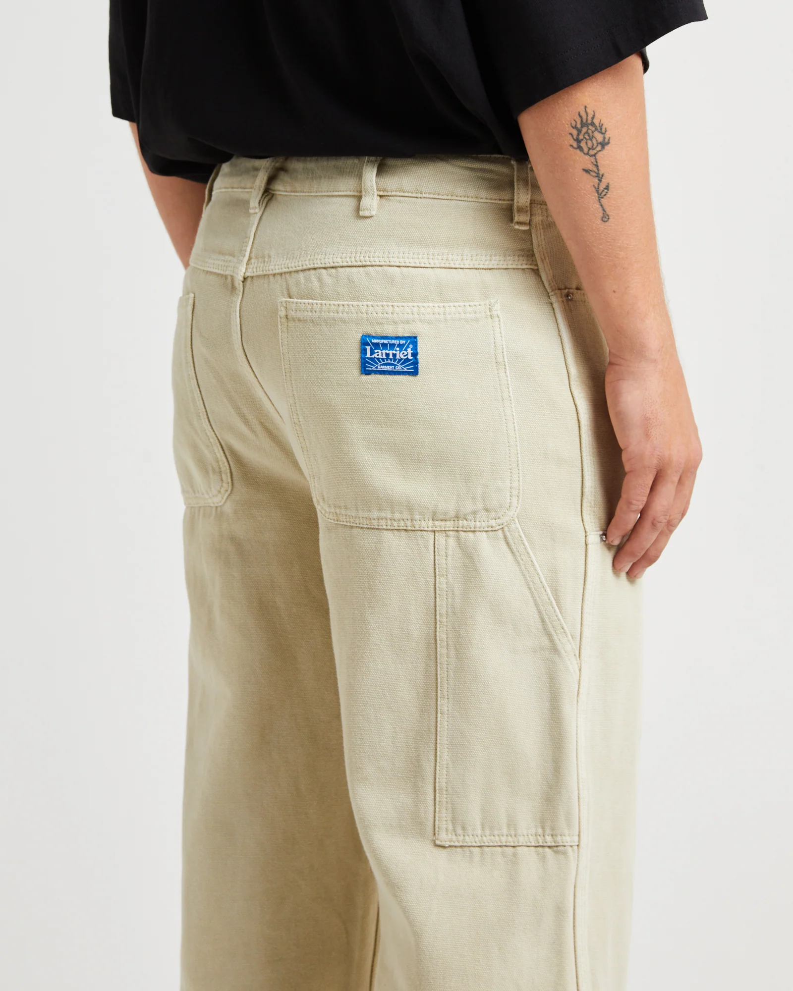 Double Knee Carpenter Pants Used Natural - Image 6