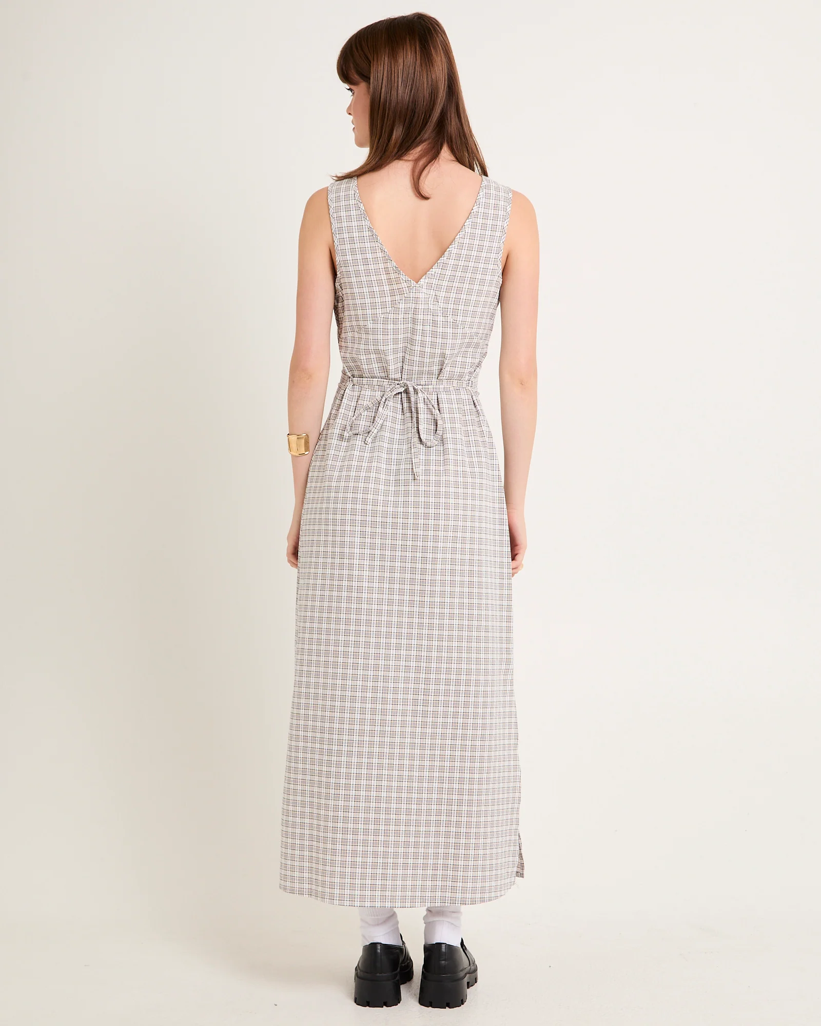 Drew Seersucker Maxi Dress - Image 2