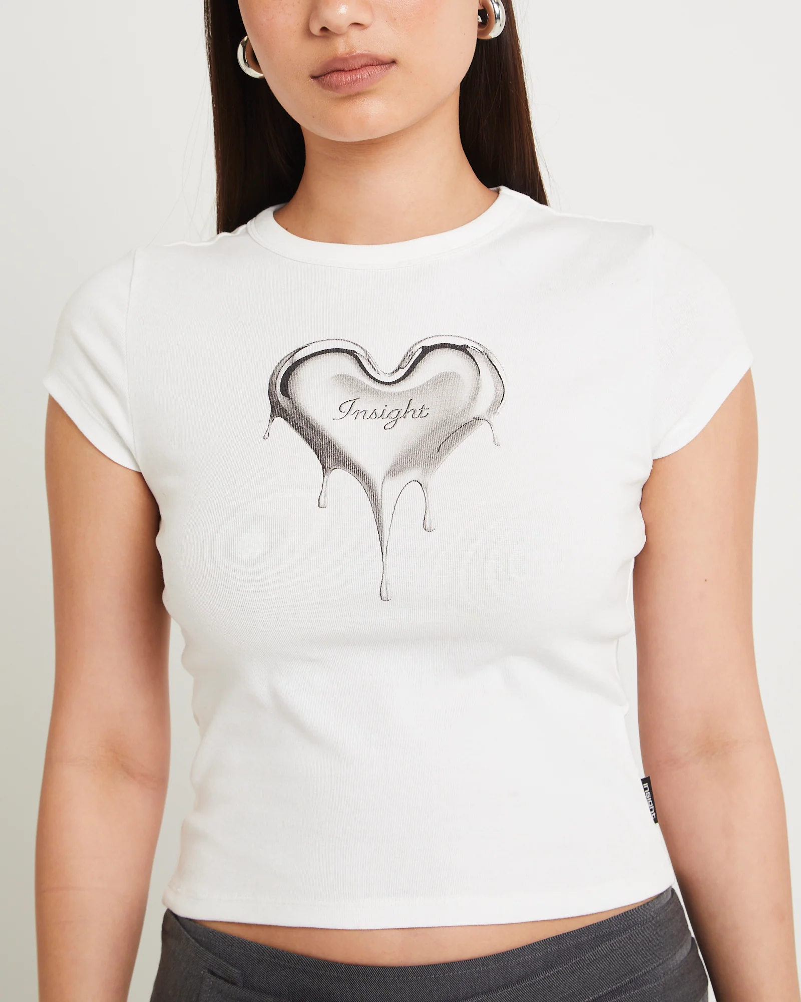 Dripping Heart Baby Tee - Image 6