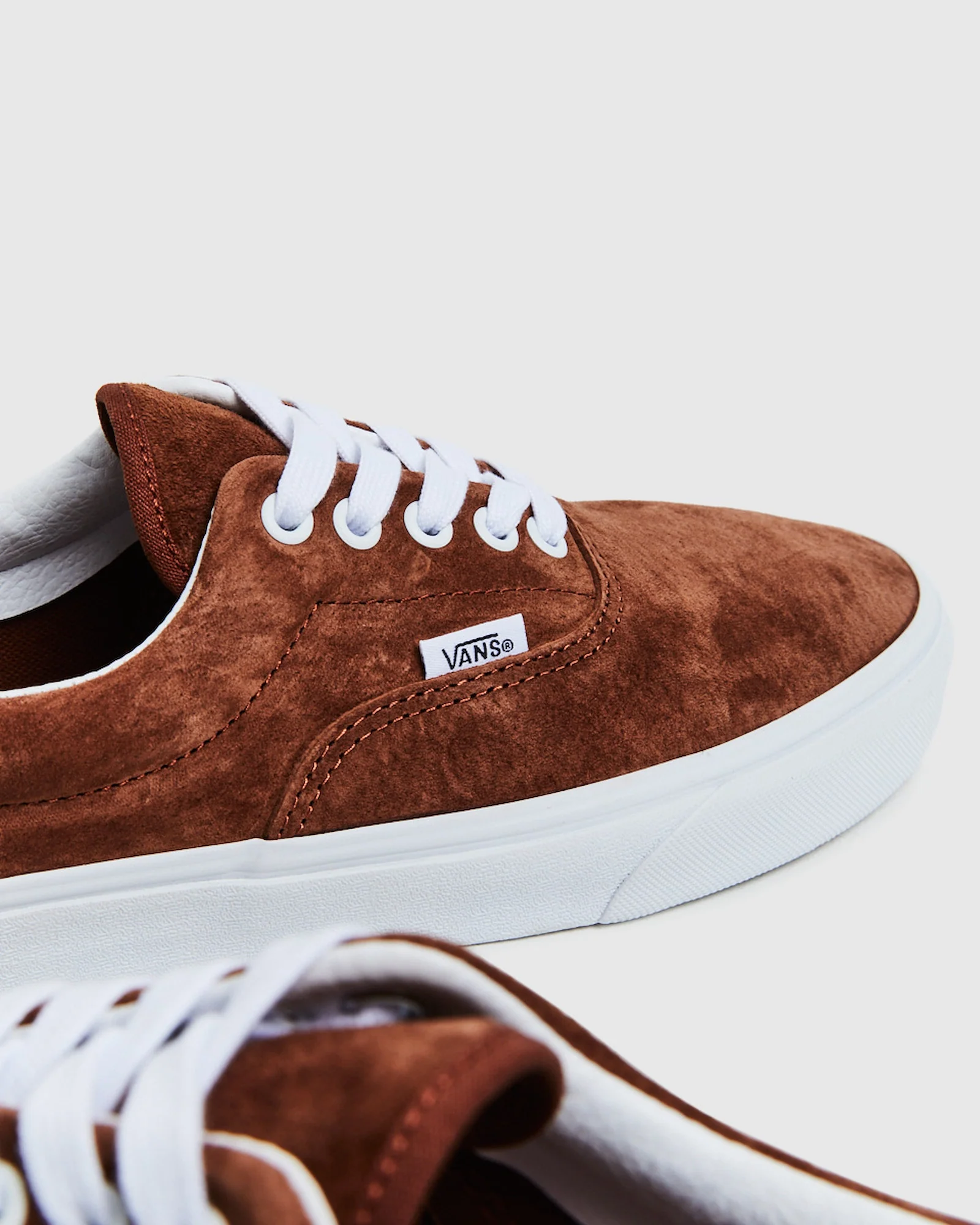 Ear Sneakers Pig Suede Tortoise Shell Brown - Image 6