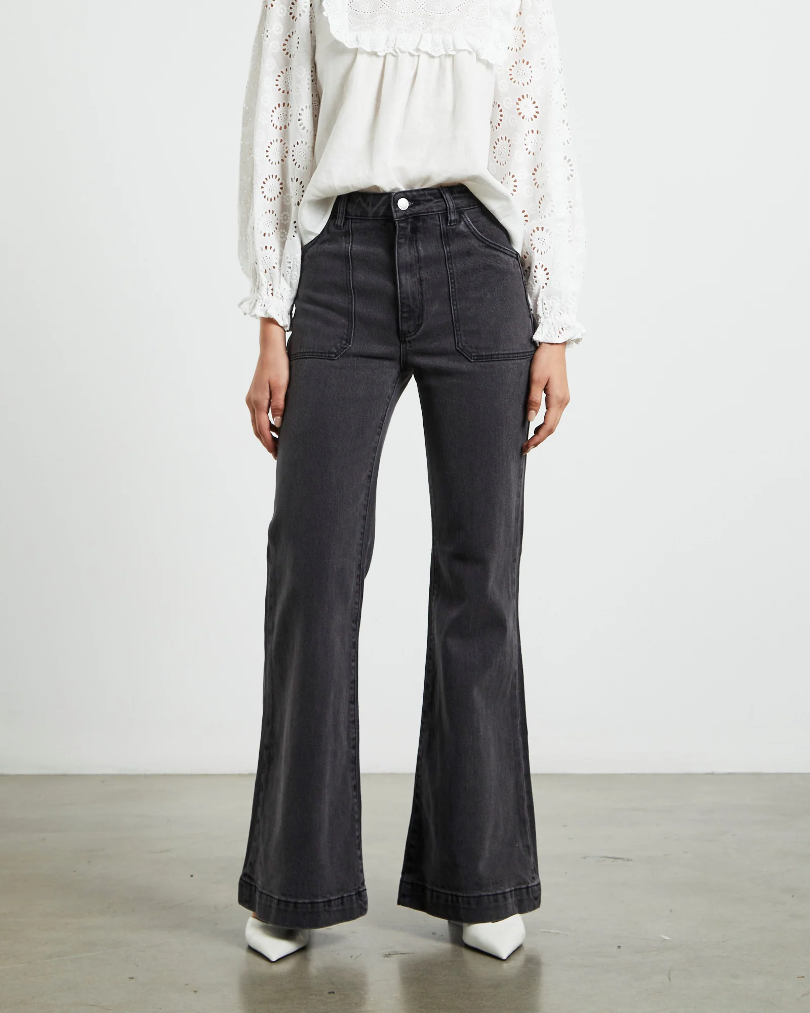 Eastcoast Flare Jeans Brad Black