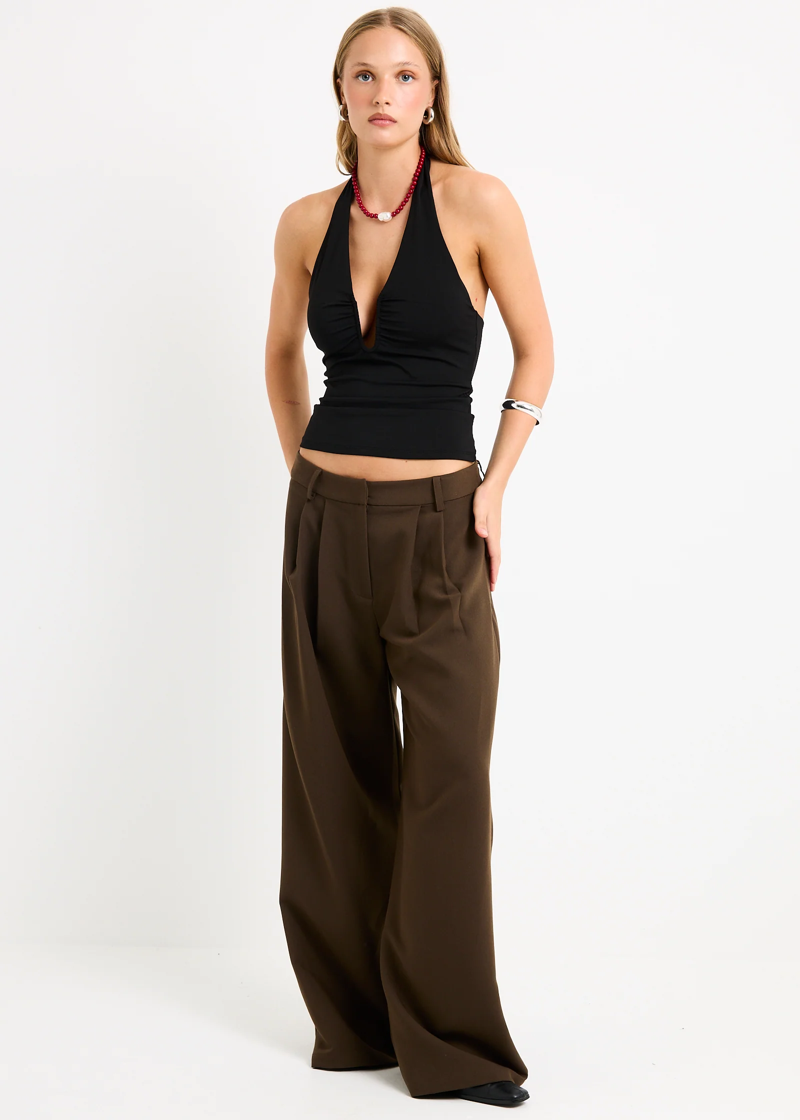 Eden Plunge Halter Top