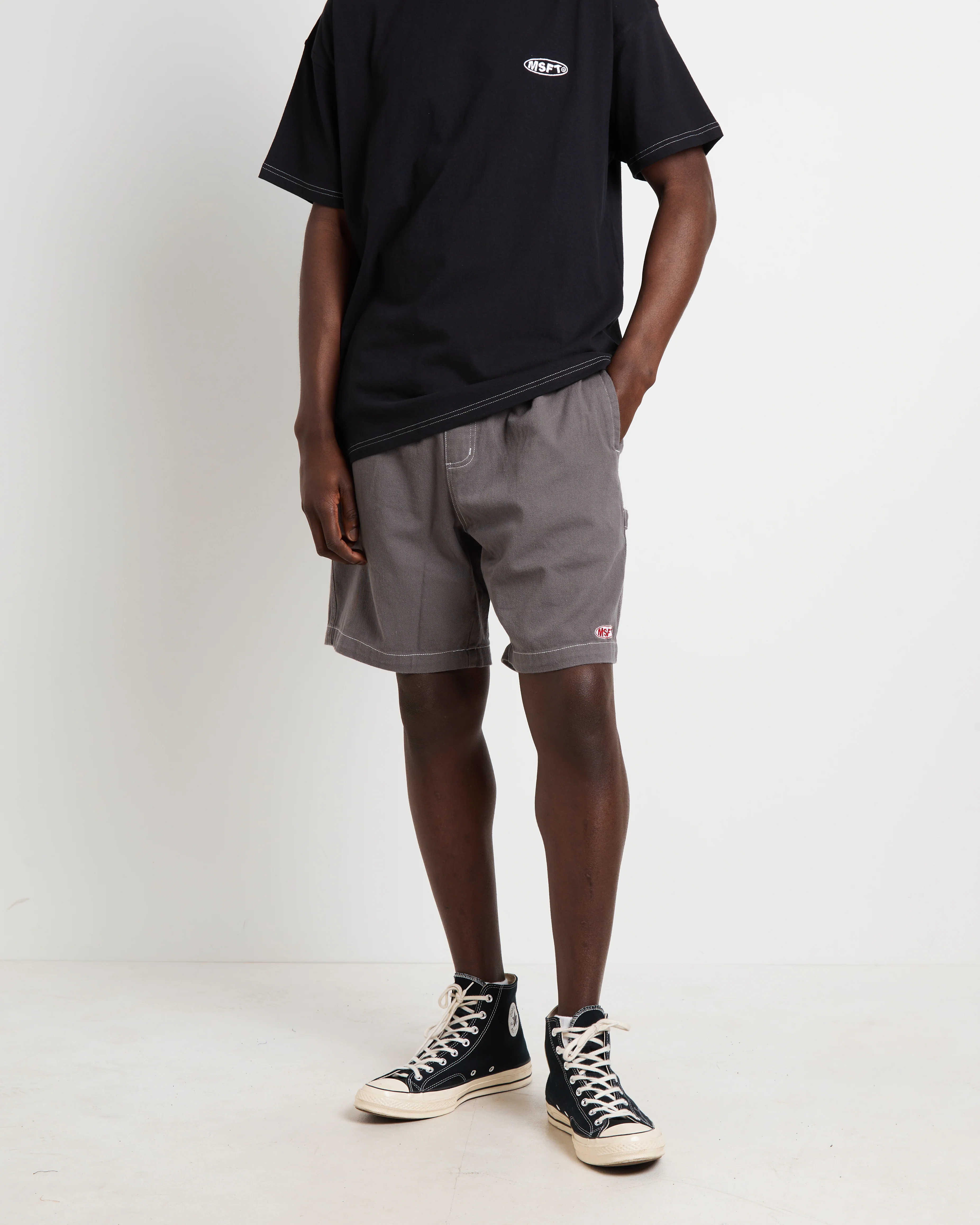 Edge Of Care 20" Shorts in Ridge Grey