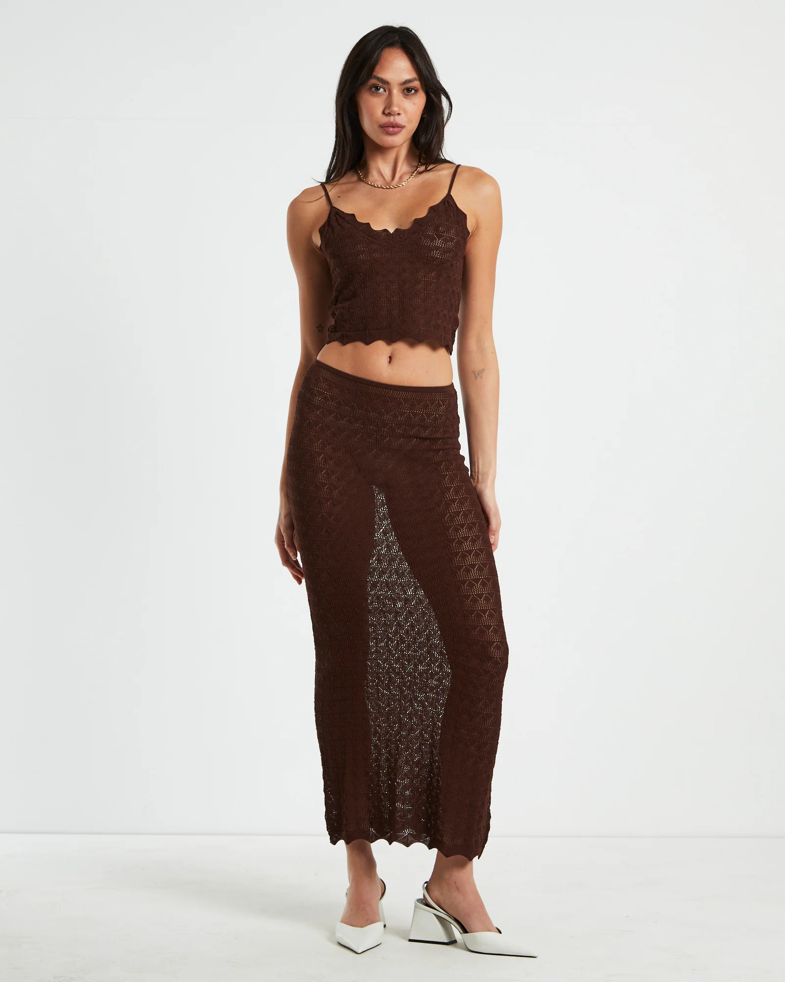 Eleanora Lace Knit Cami - Image 3