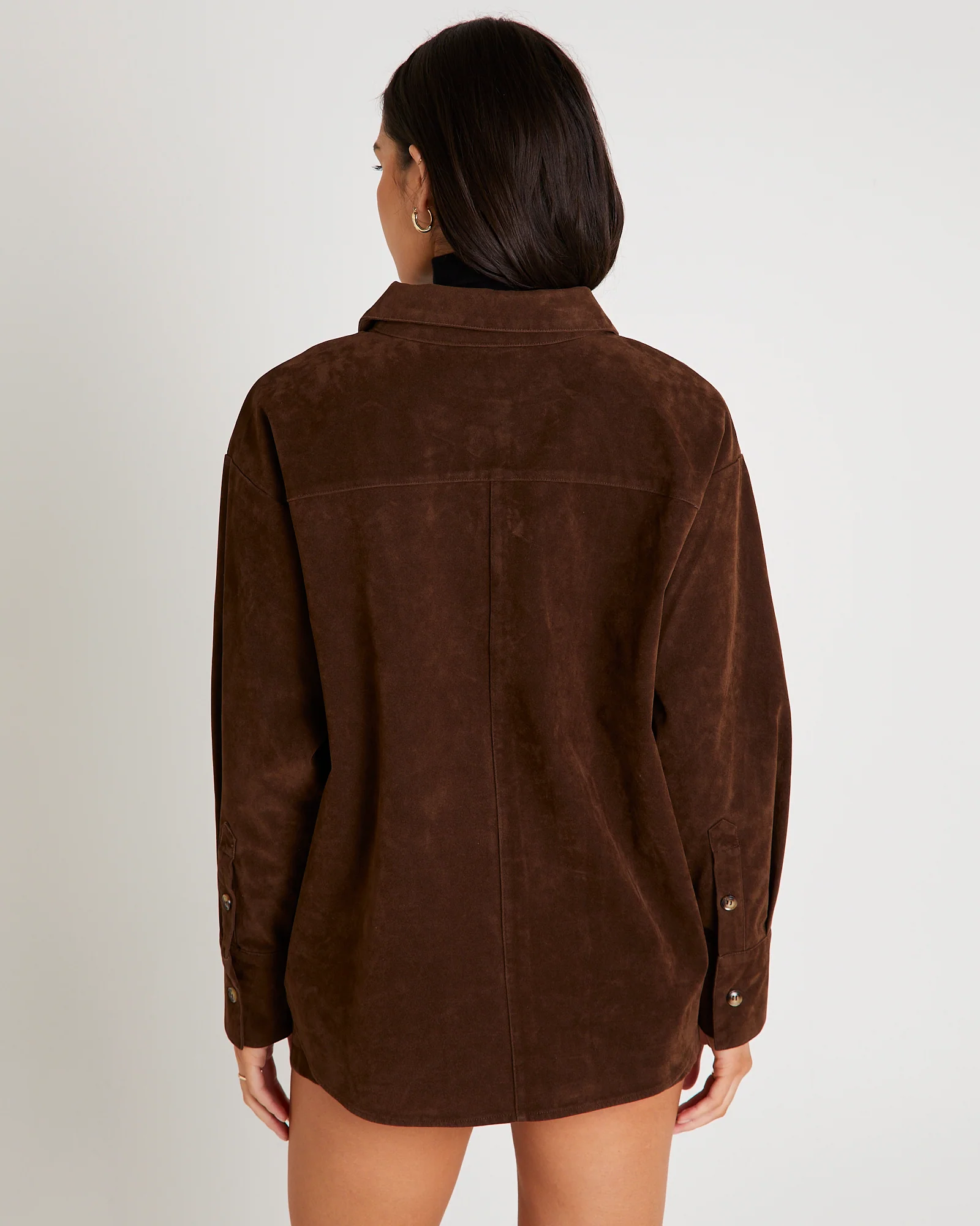 Elle Faux Suede Shirt - Image 6