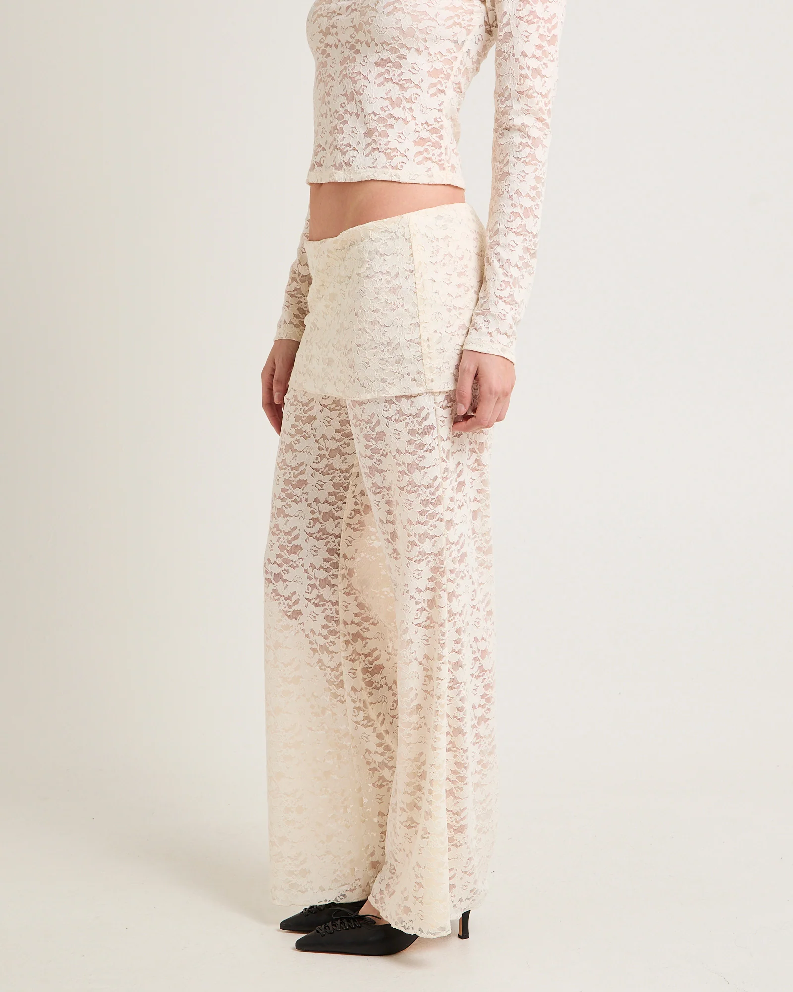 Eloise Lace Skirt Pants - Image 3
