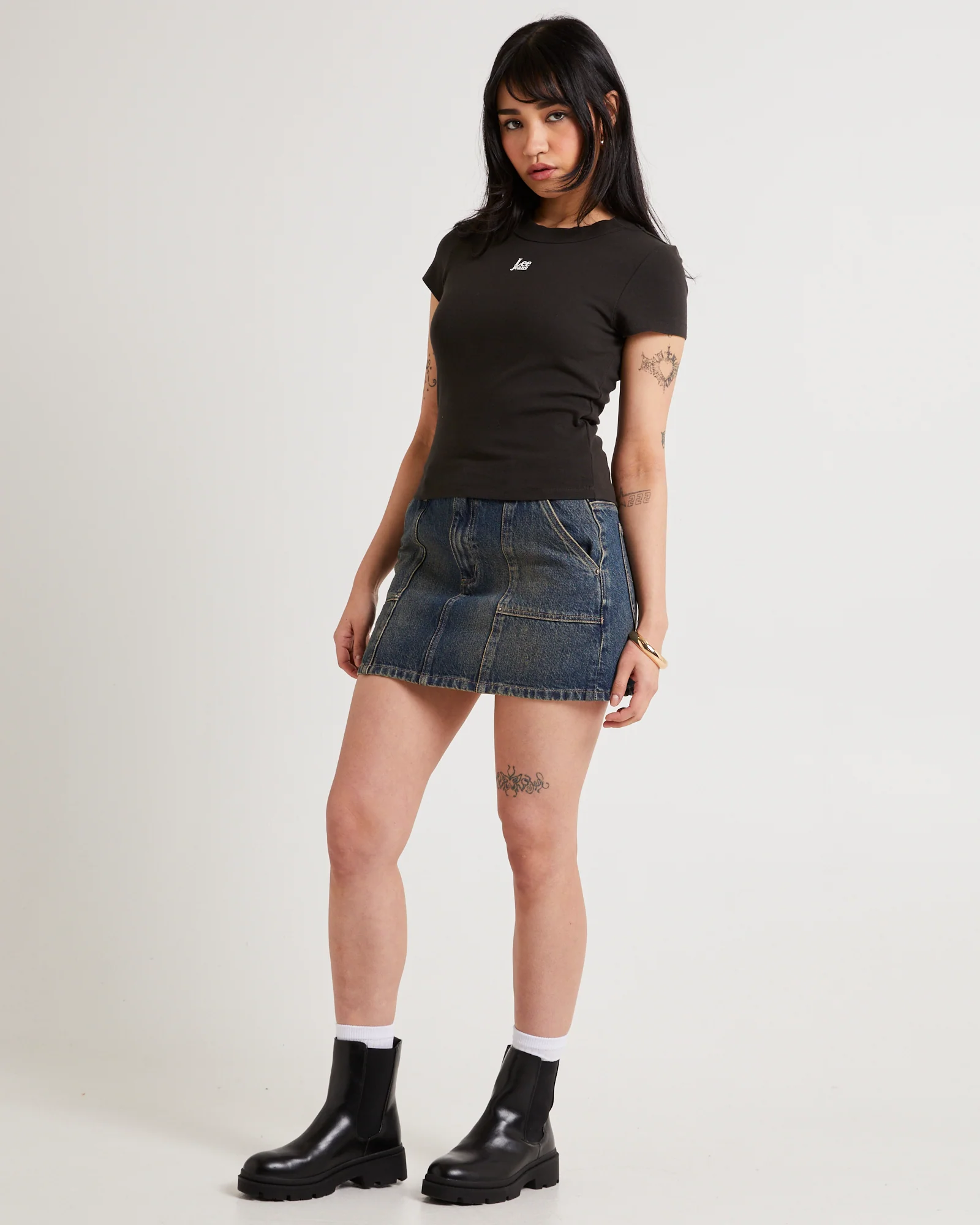 Essential Rib Recycled Cotton T-Shirt - Image 4