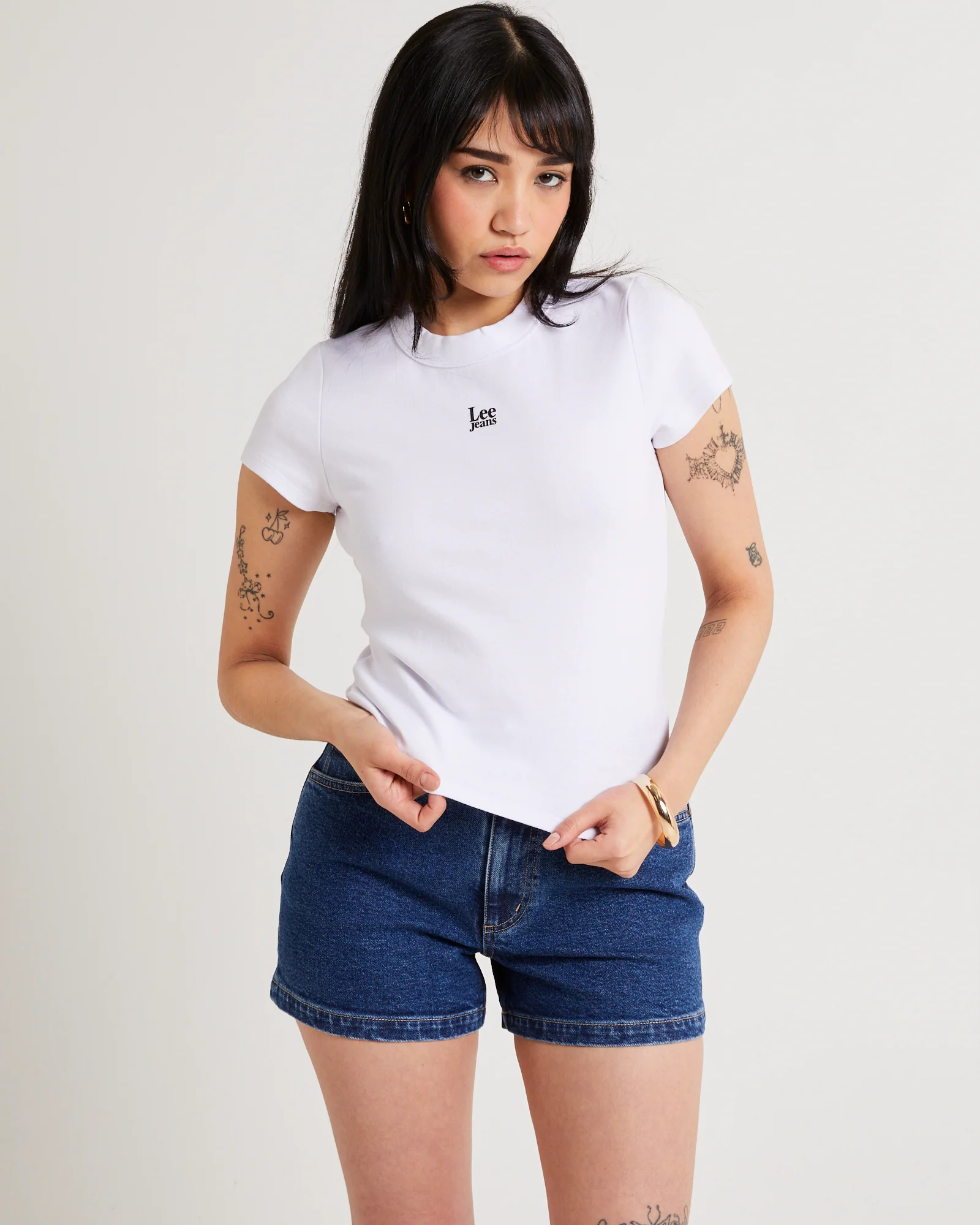 Essential Rib Recycled Cotton T-Shirt