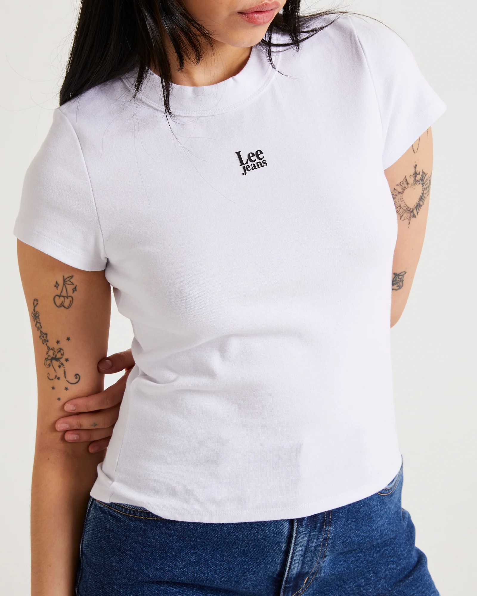 Essential Rib Recycled Cotton T-Shirt - Image 5