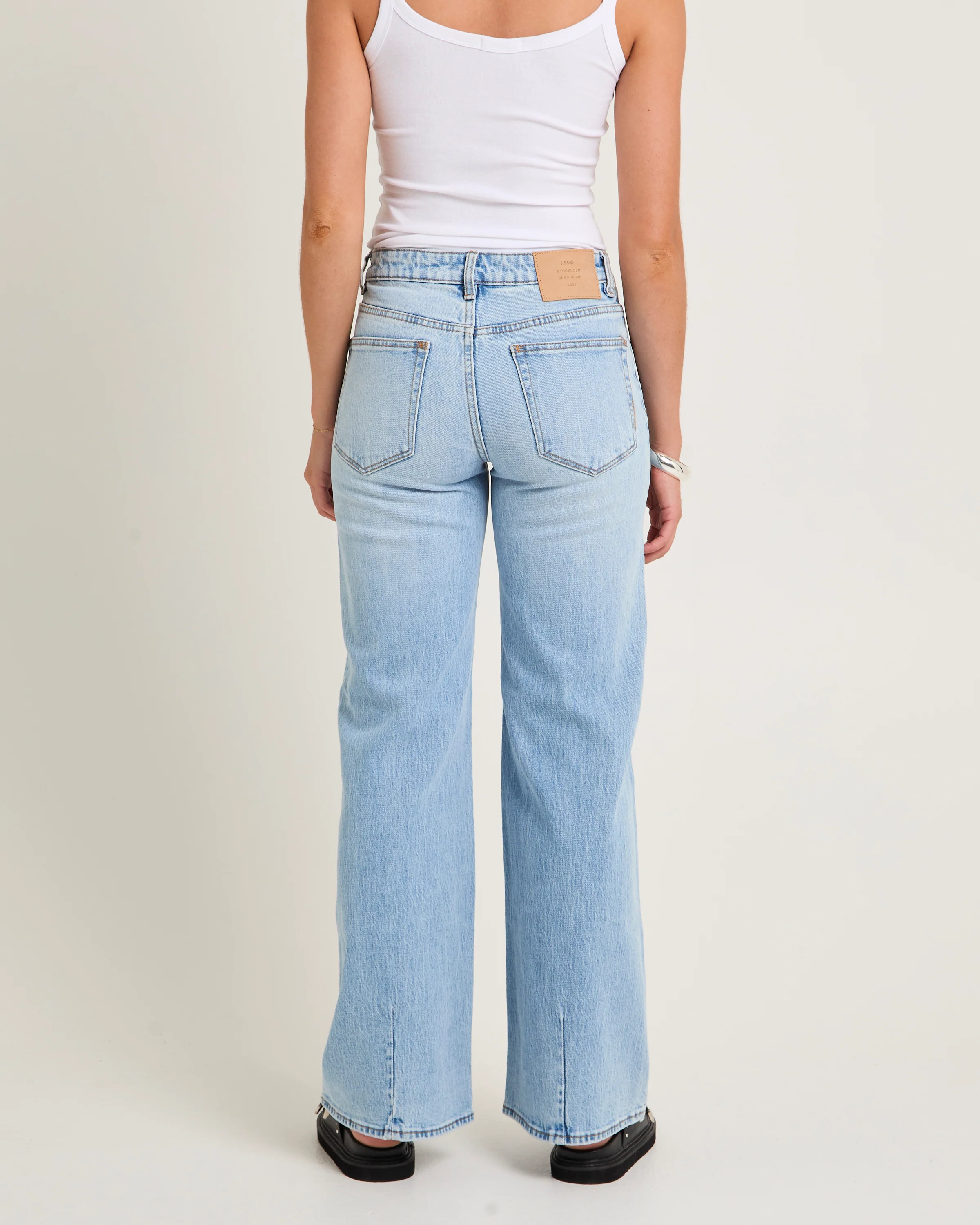 Eva Wide Denim Jeans - Image 5
