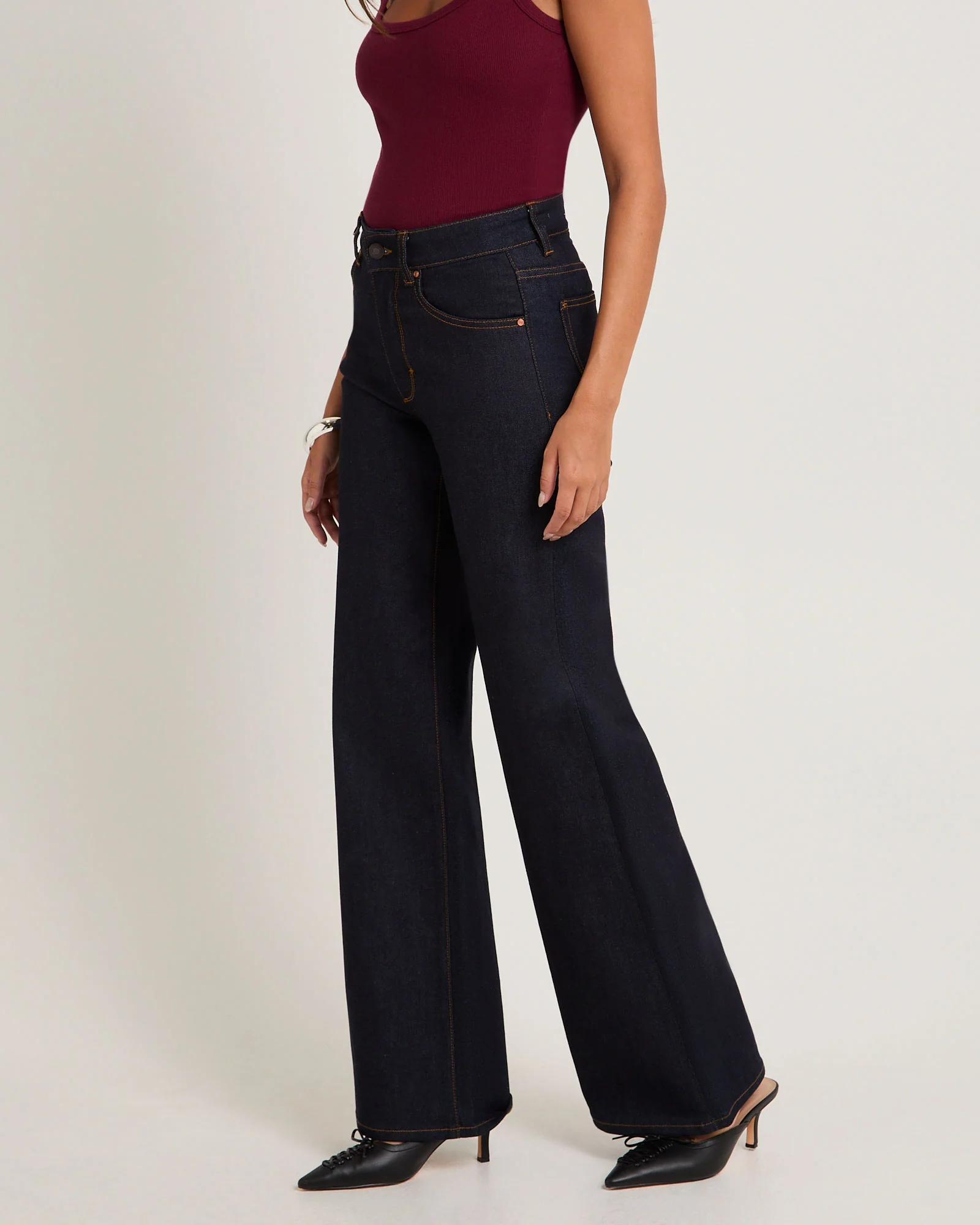 Eva Wide Denim Jeans - Image 4