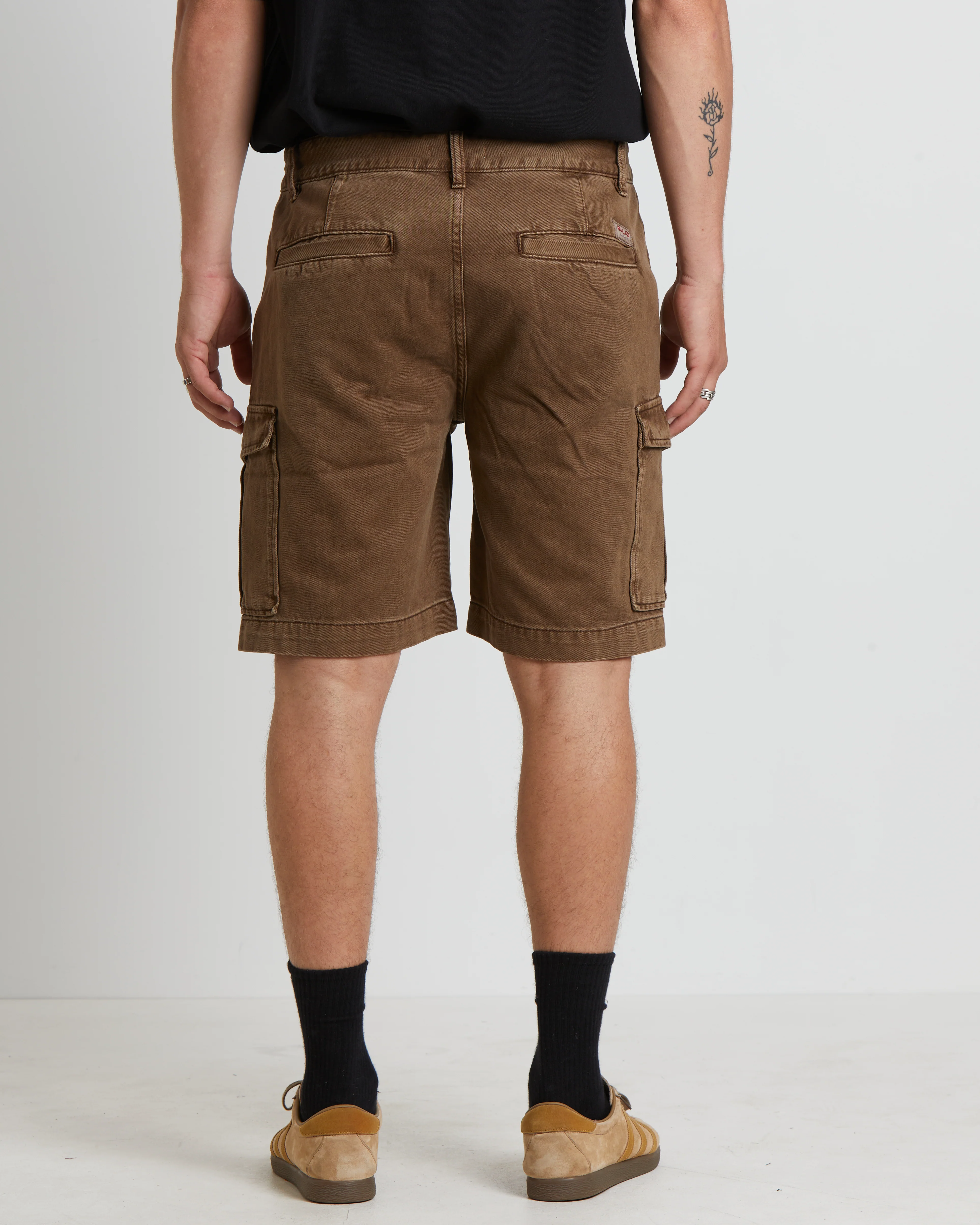 Ezy Trade Cargo Shorts in Brown - Image 2