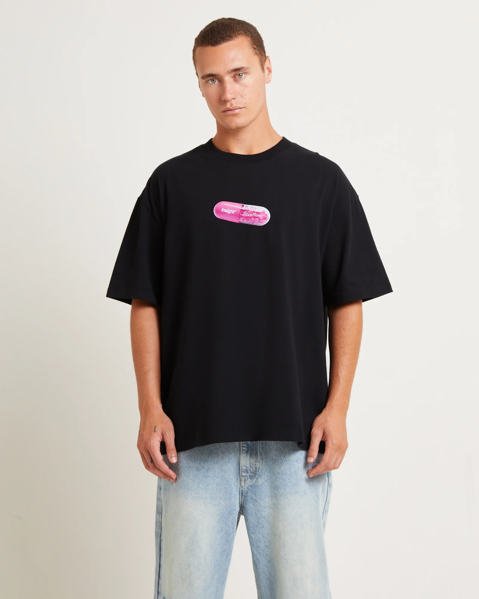 Fixture Short Sleeve T-Shirt in Black