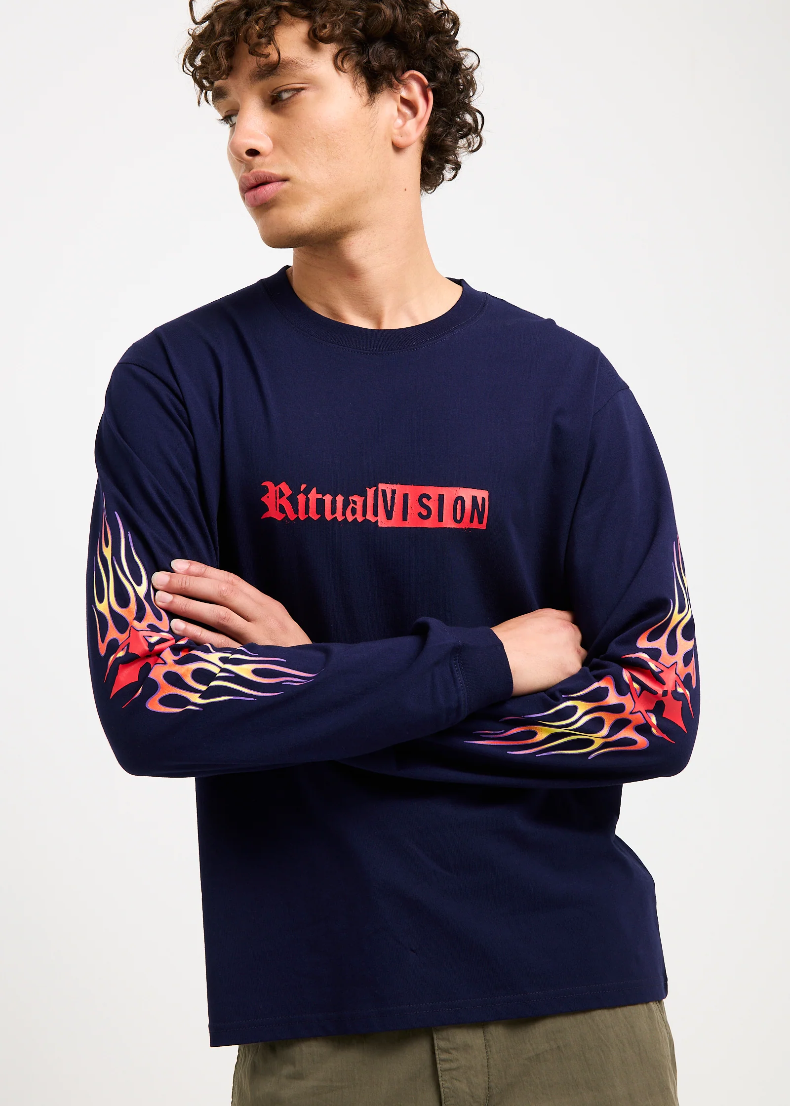 Flame Long Sleeve Tee