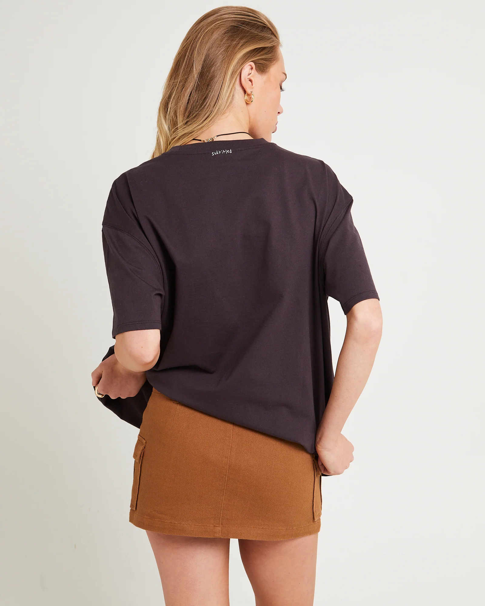 Flora Placement Oversized T-Shirt - Image 4