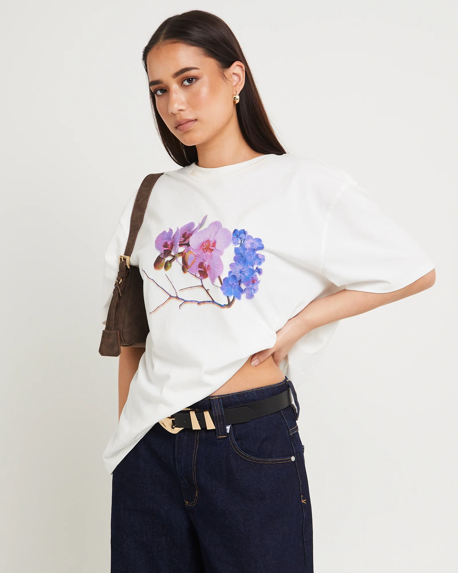 Flower Fever Boyfriend T-Shirt - Image 2