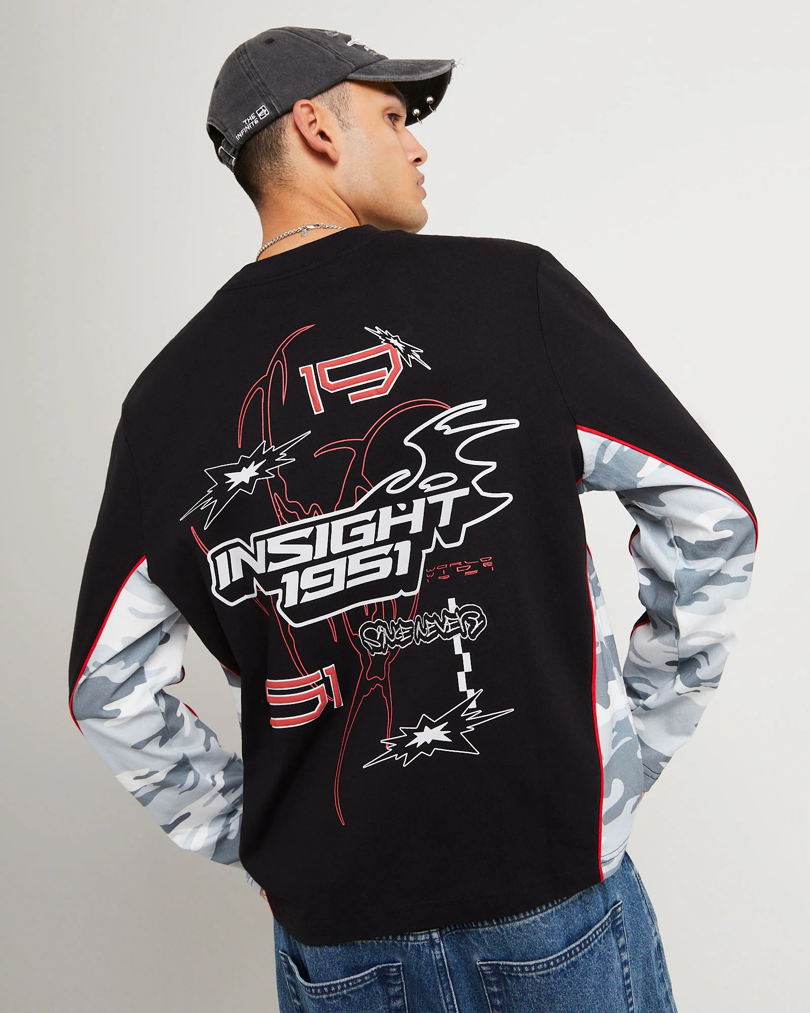 Fluid Camo Long Sleeve T-Shirt