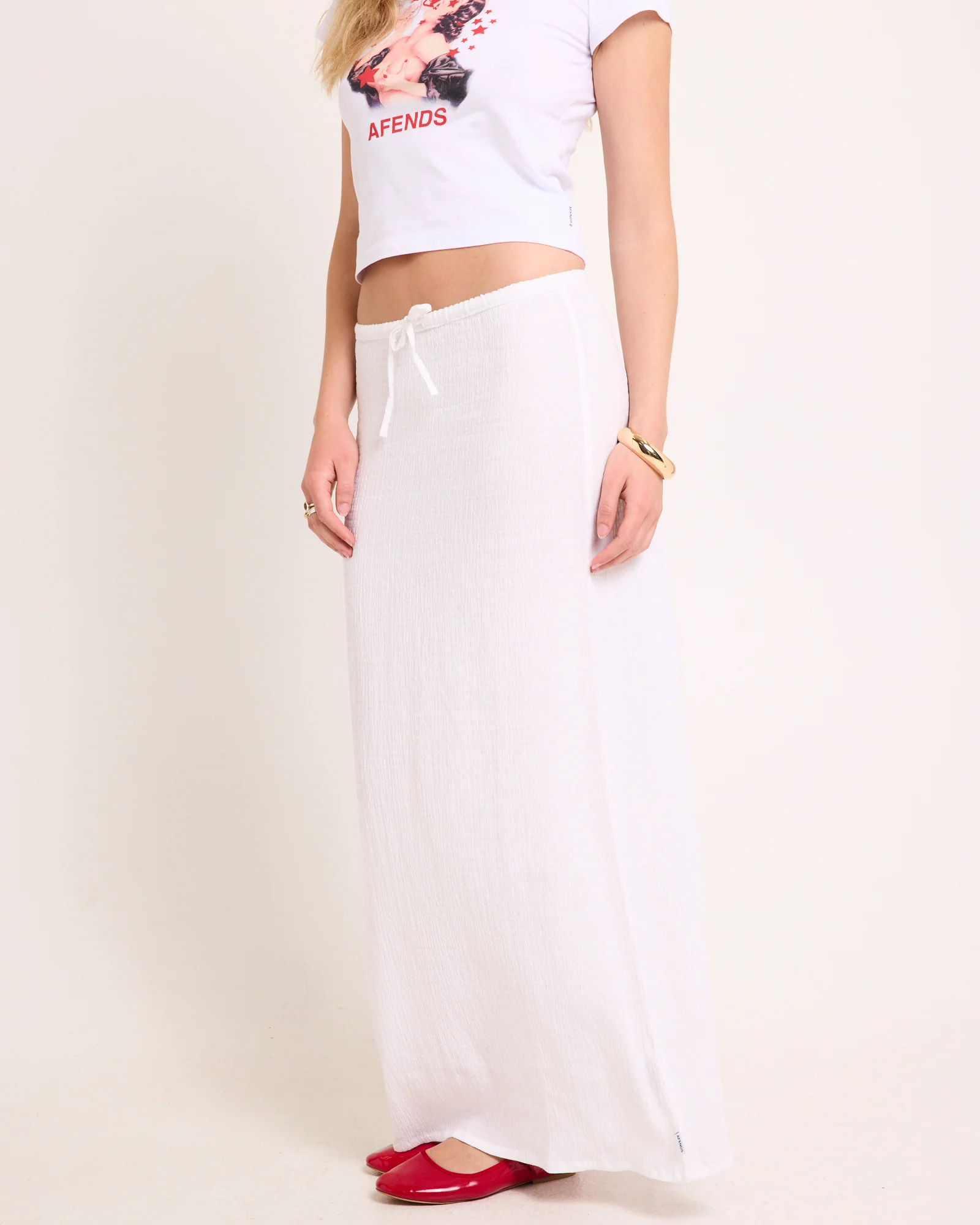 Focus Seersucker Maxi Skirt - Image 3