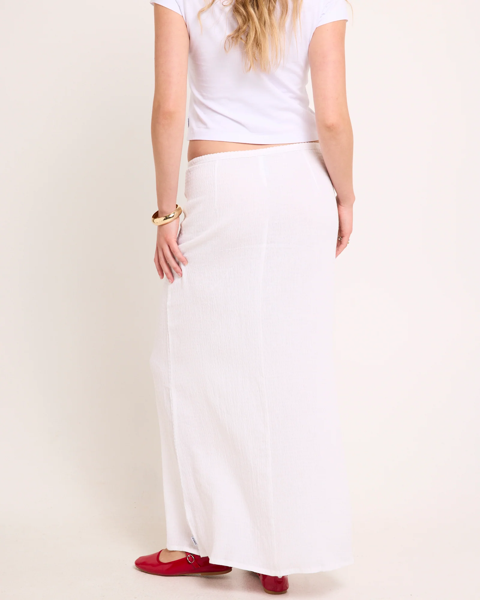 Focus Seersucker Maxi Skirt - Image 4