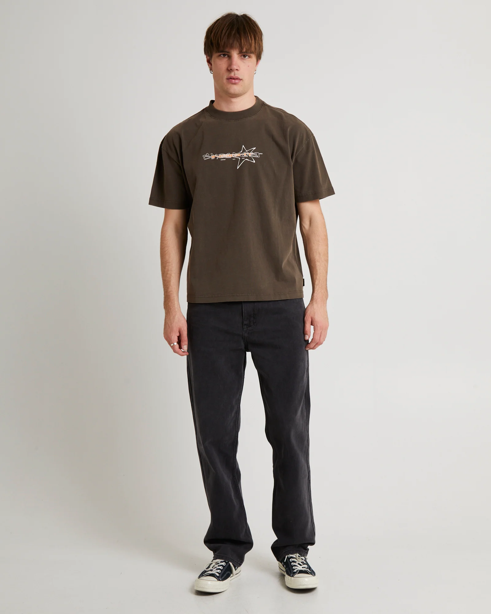 Fracture Straight Denim Jeans - Image 3