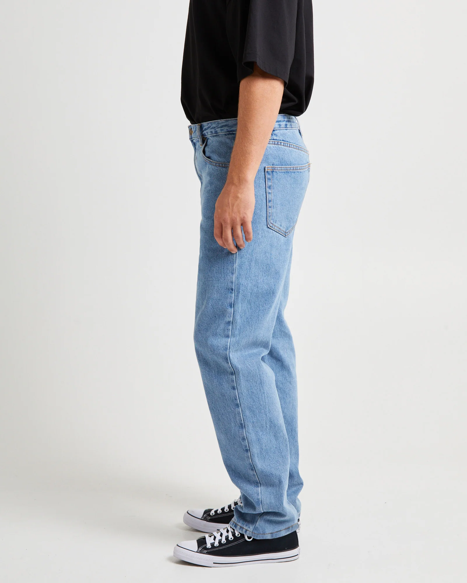 Fracture Straight Denim Jeans - Image 5
