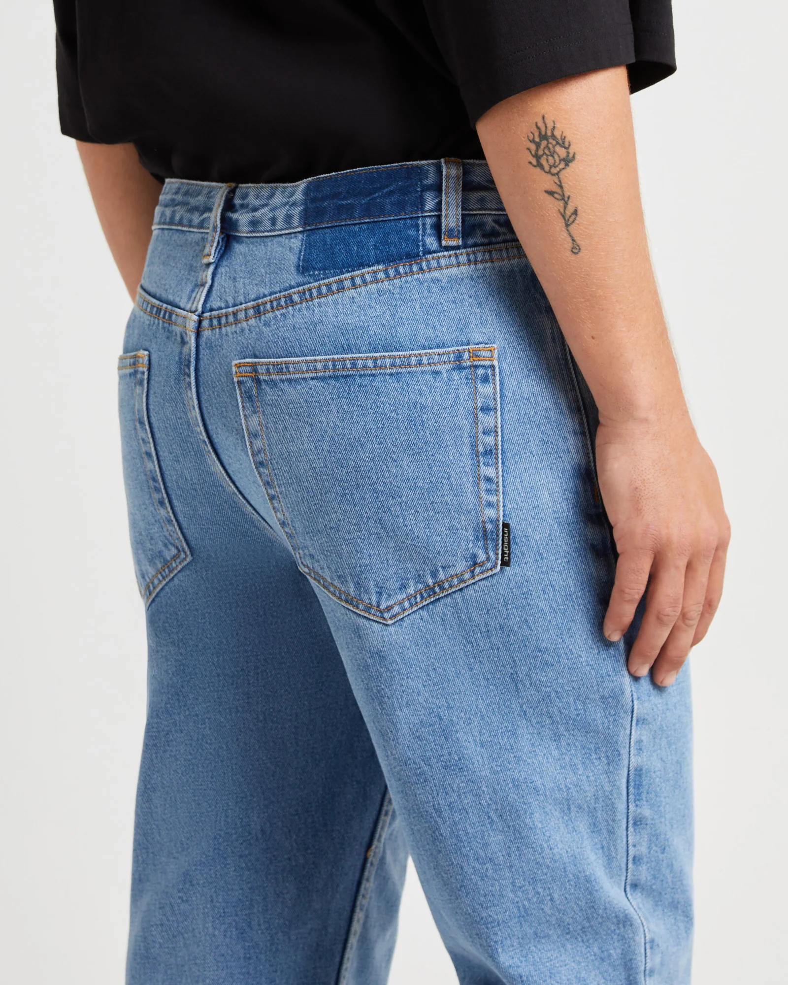 Fracture Straight Denim Jeans - Image 6