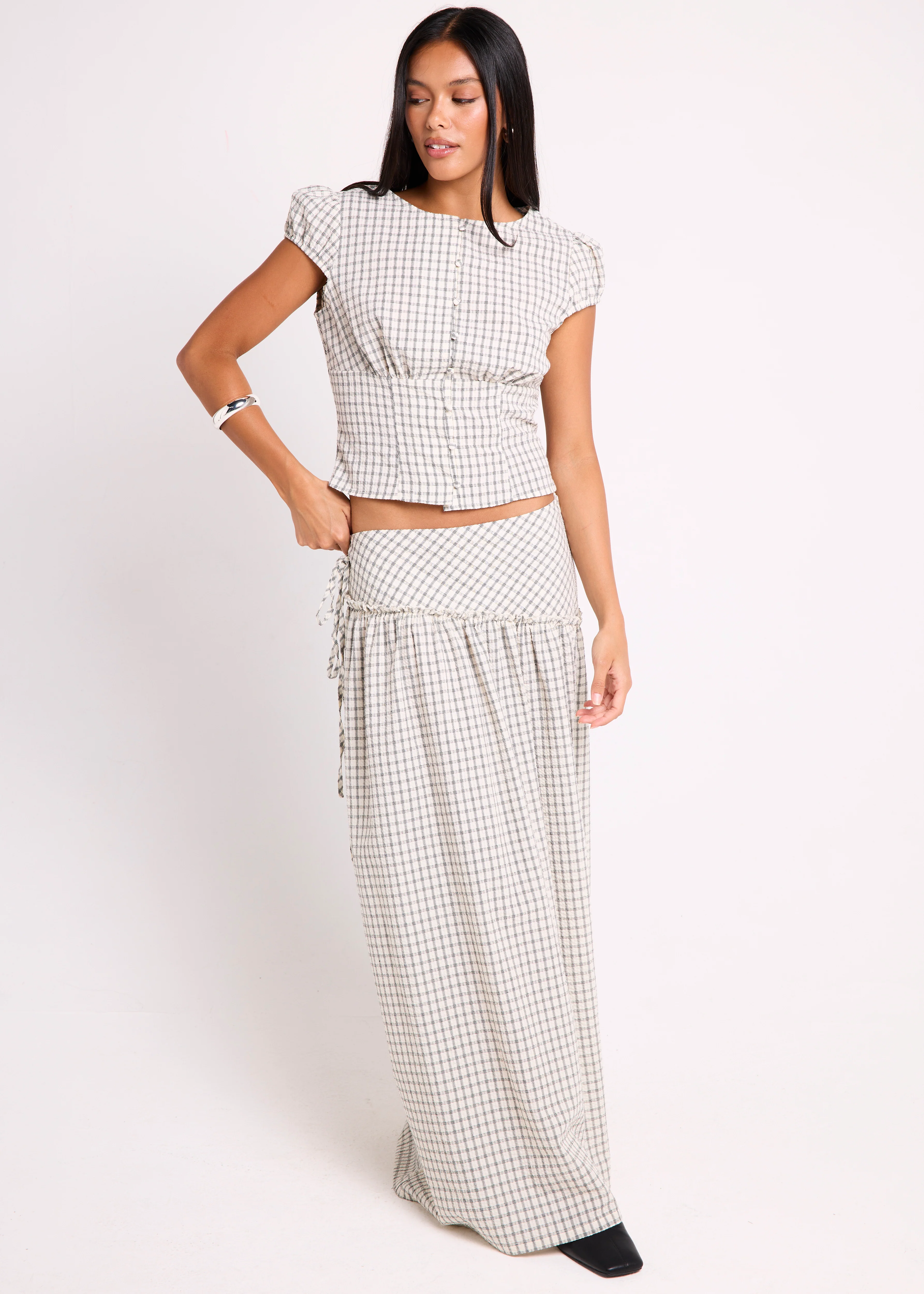 Freydis Check Skirt