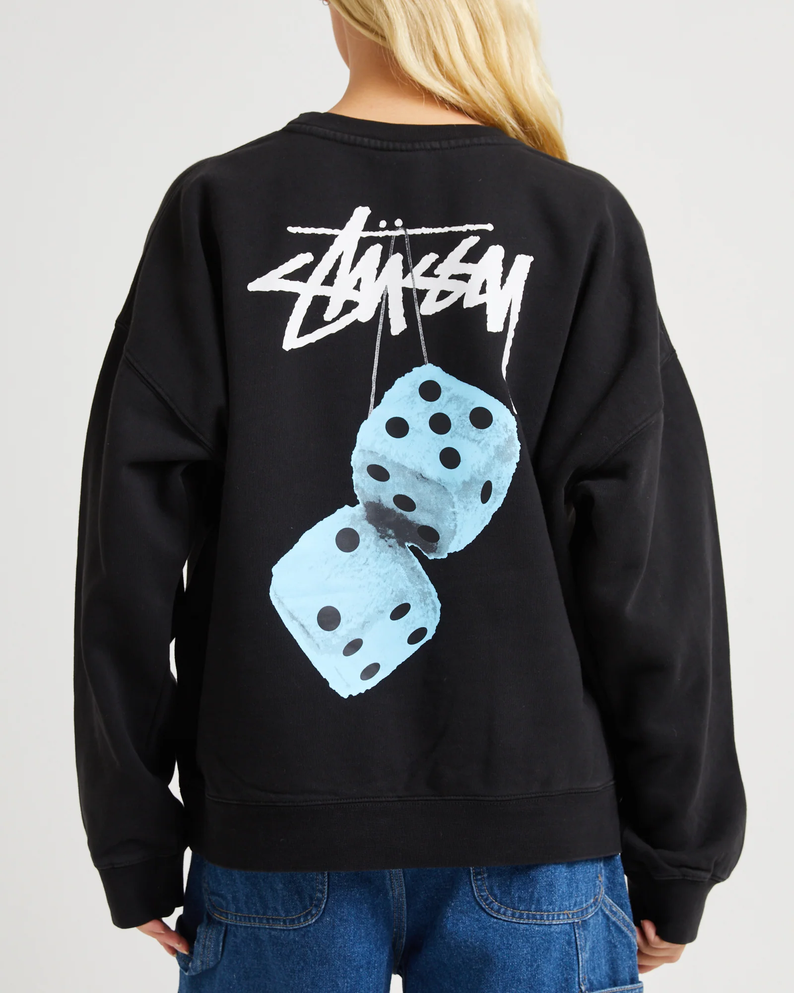 Fuzzy Dice Oversized Crew Jumper - Image 5
