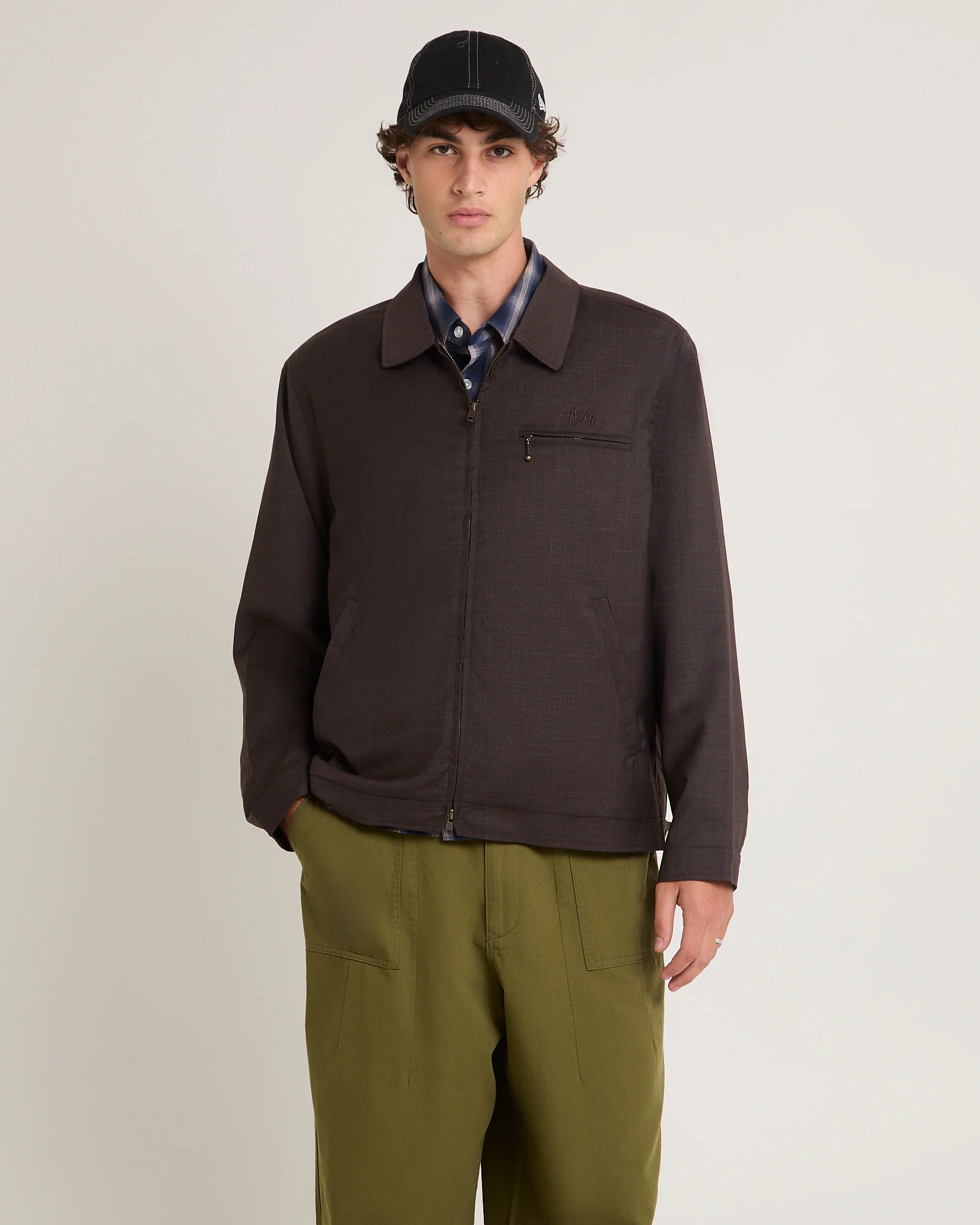 Gaberdine Zip Jacket - Image 4