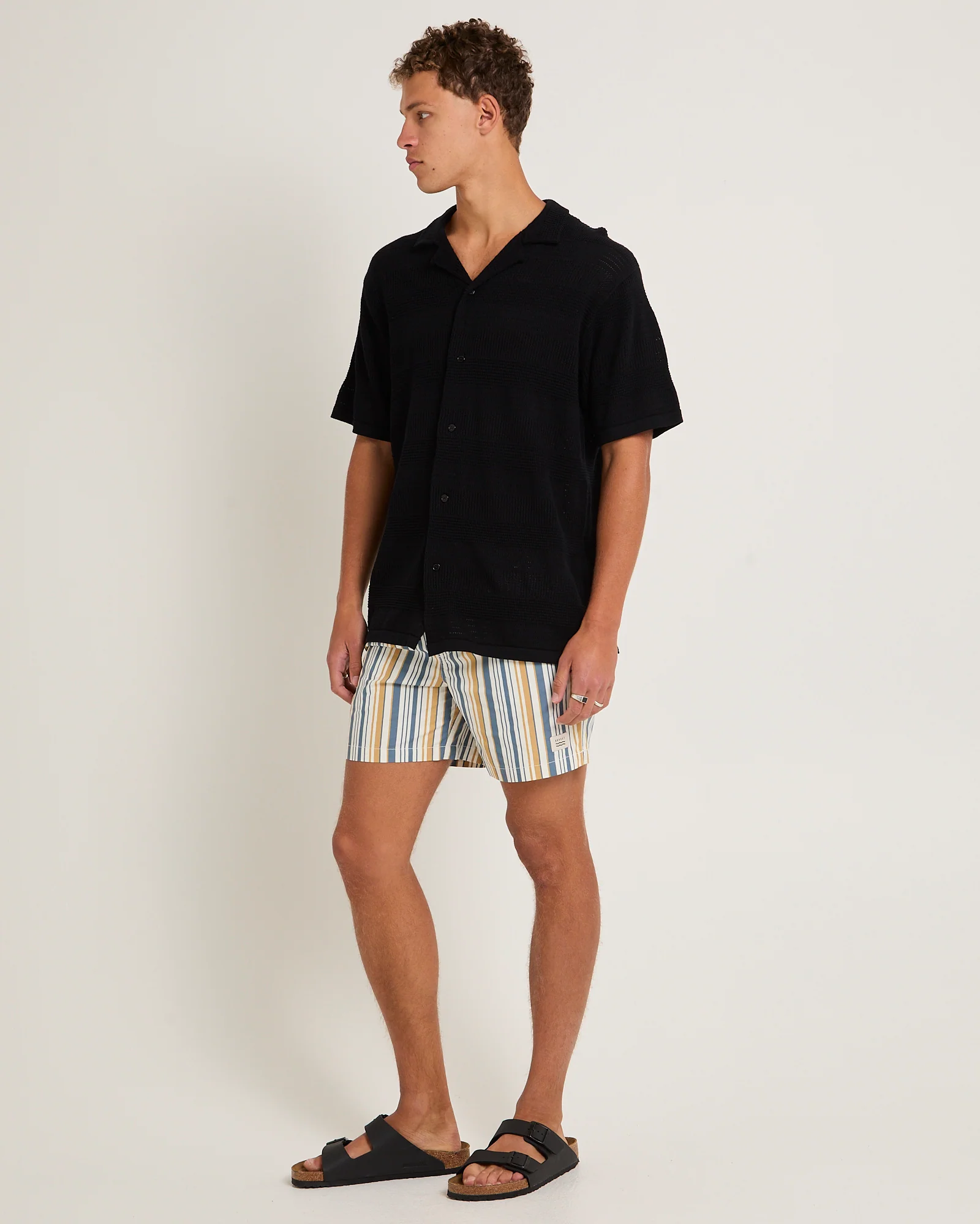 Galvin Striped Boarshorts - Image 4