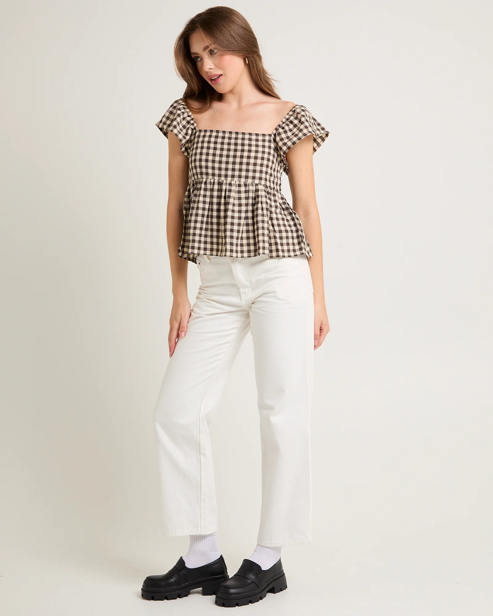 Gambet Check Top - Image 4