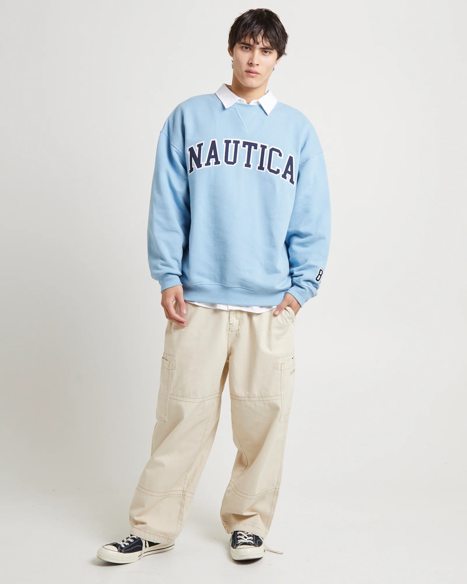 Gamma Sweatshirt Sky Blue - Image 3