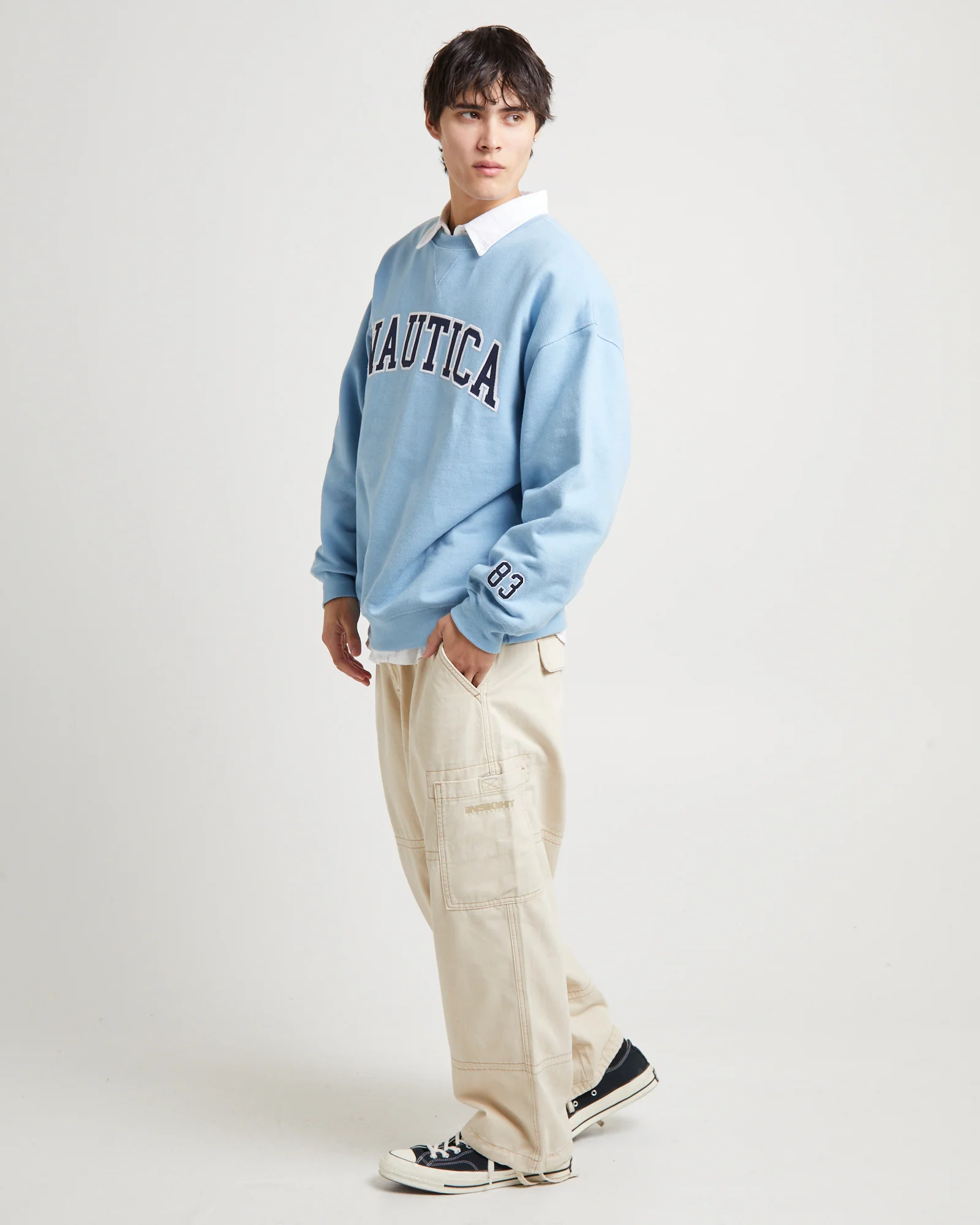 Gamma Sweatshirt Sky Blue - Image 4