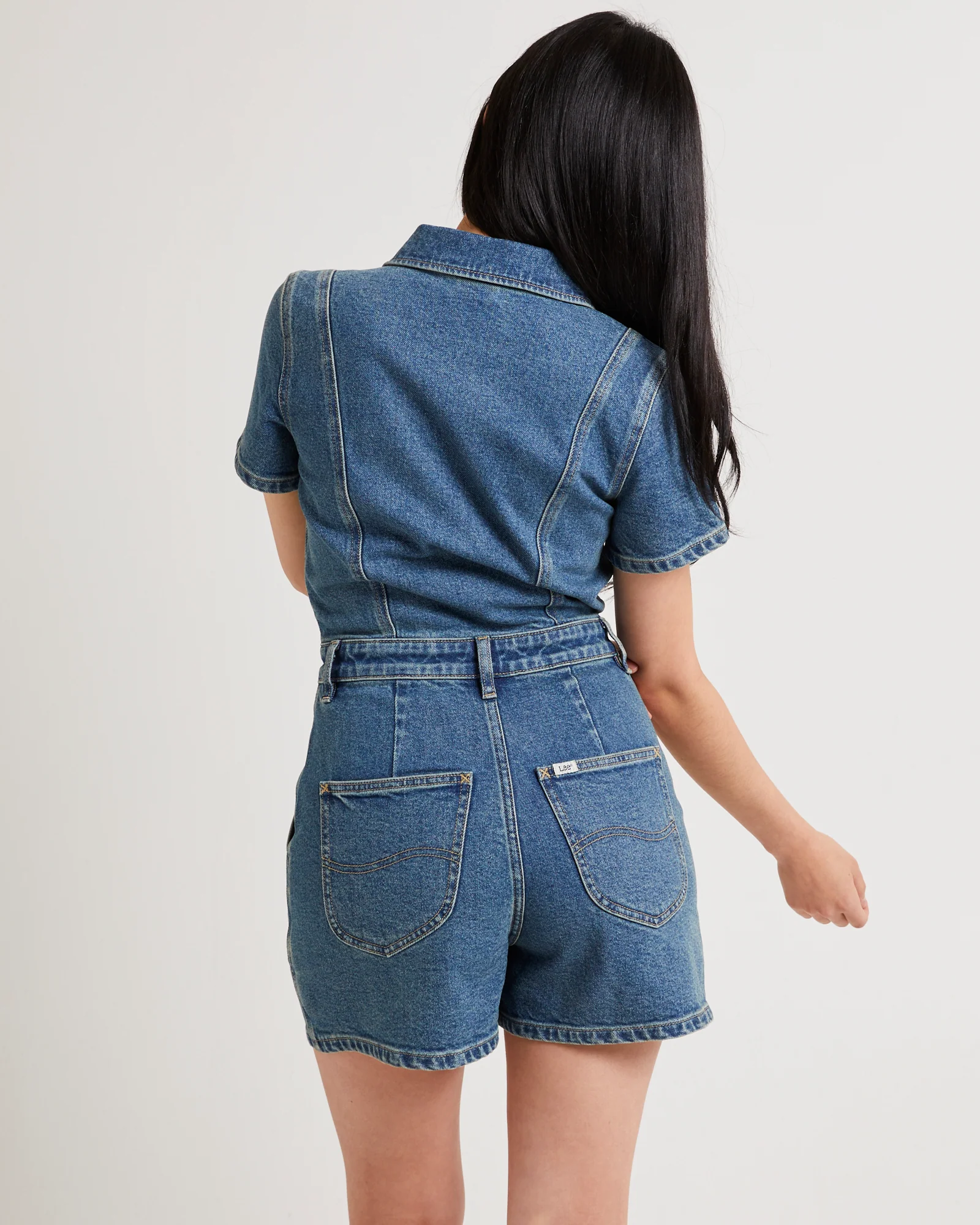Georgia Denim Romper - Image 4