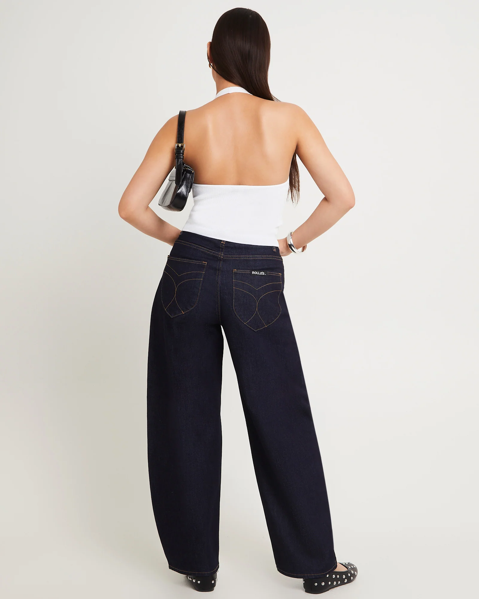 Gigi Barrel Denim Jeans Helena Rinse Blue - Image 4