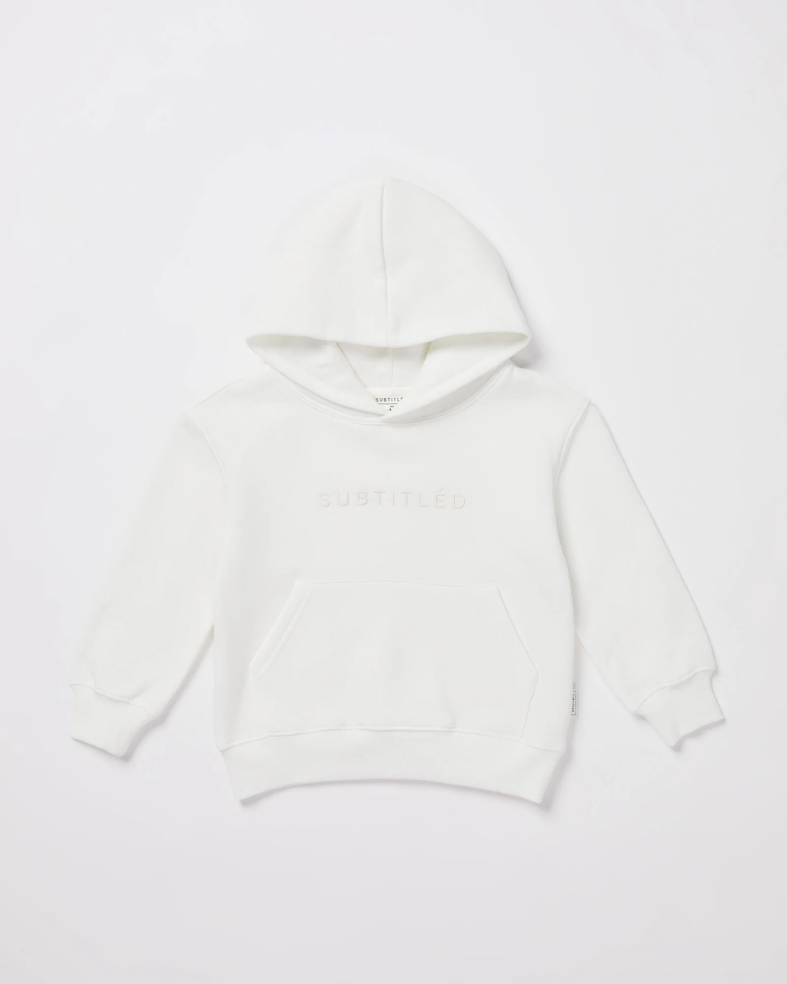 Girls State Oversized Hoodie in White